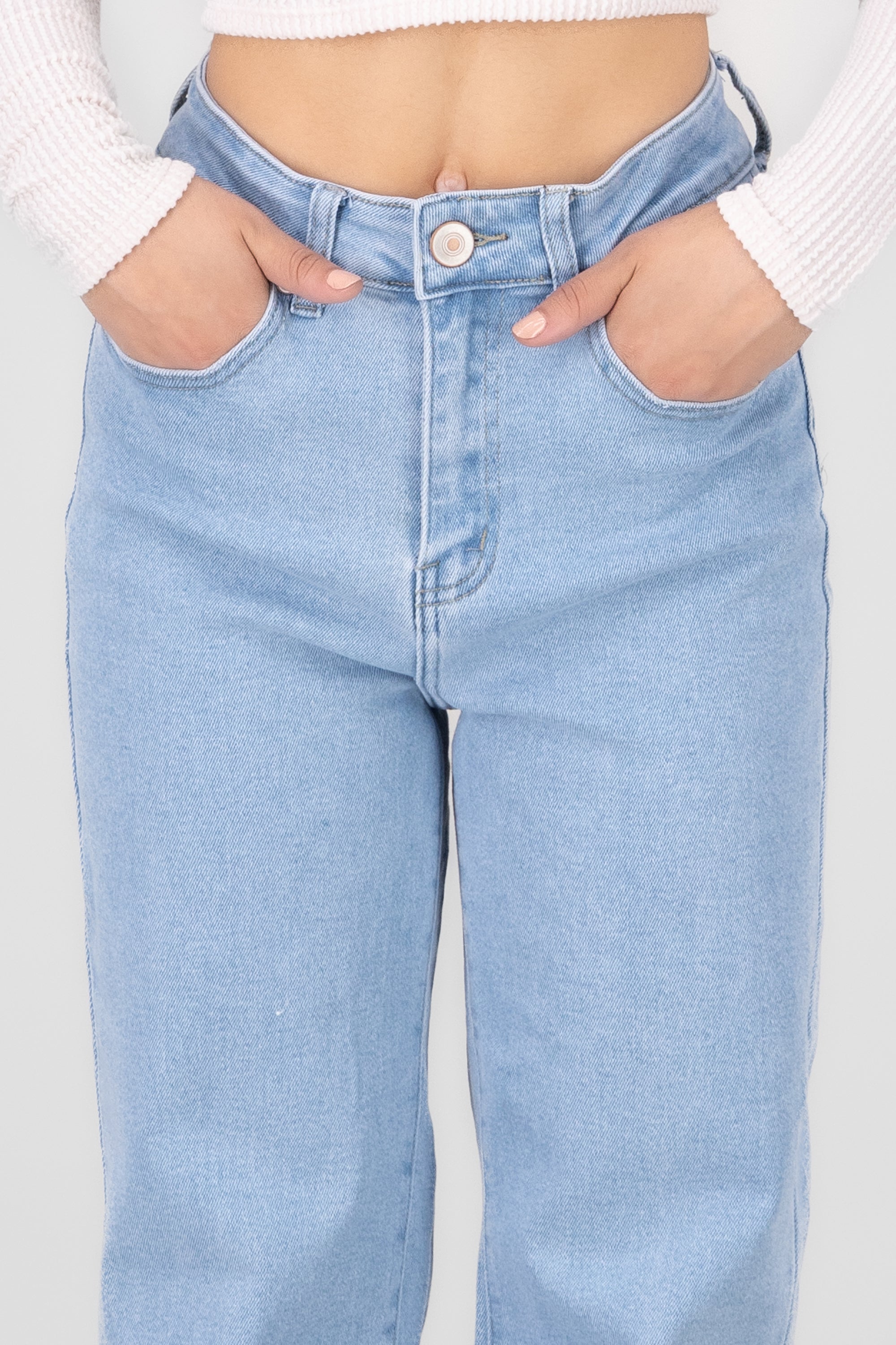 JEANS WIDE leg Light Wash