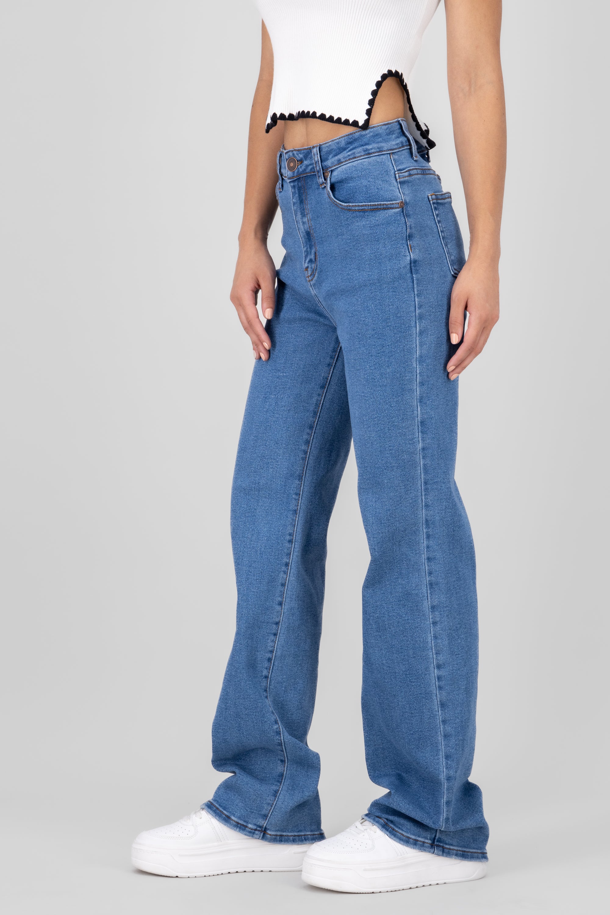 JEANS WIDE leg Medium Wash