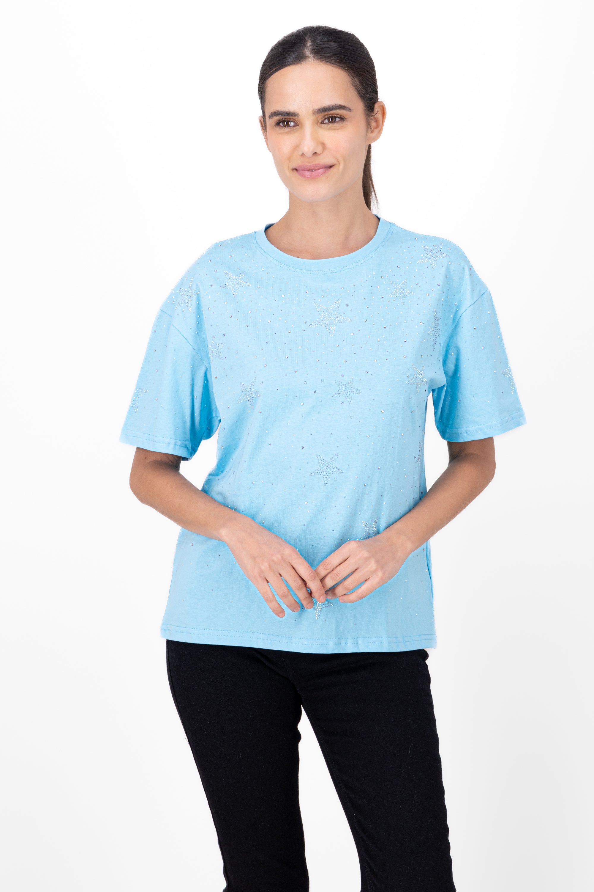 OVERSIZED DETAIL DETAIL BRIGHT BLUE