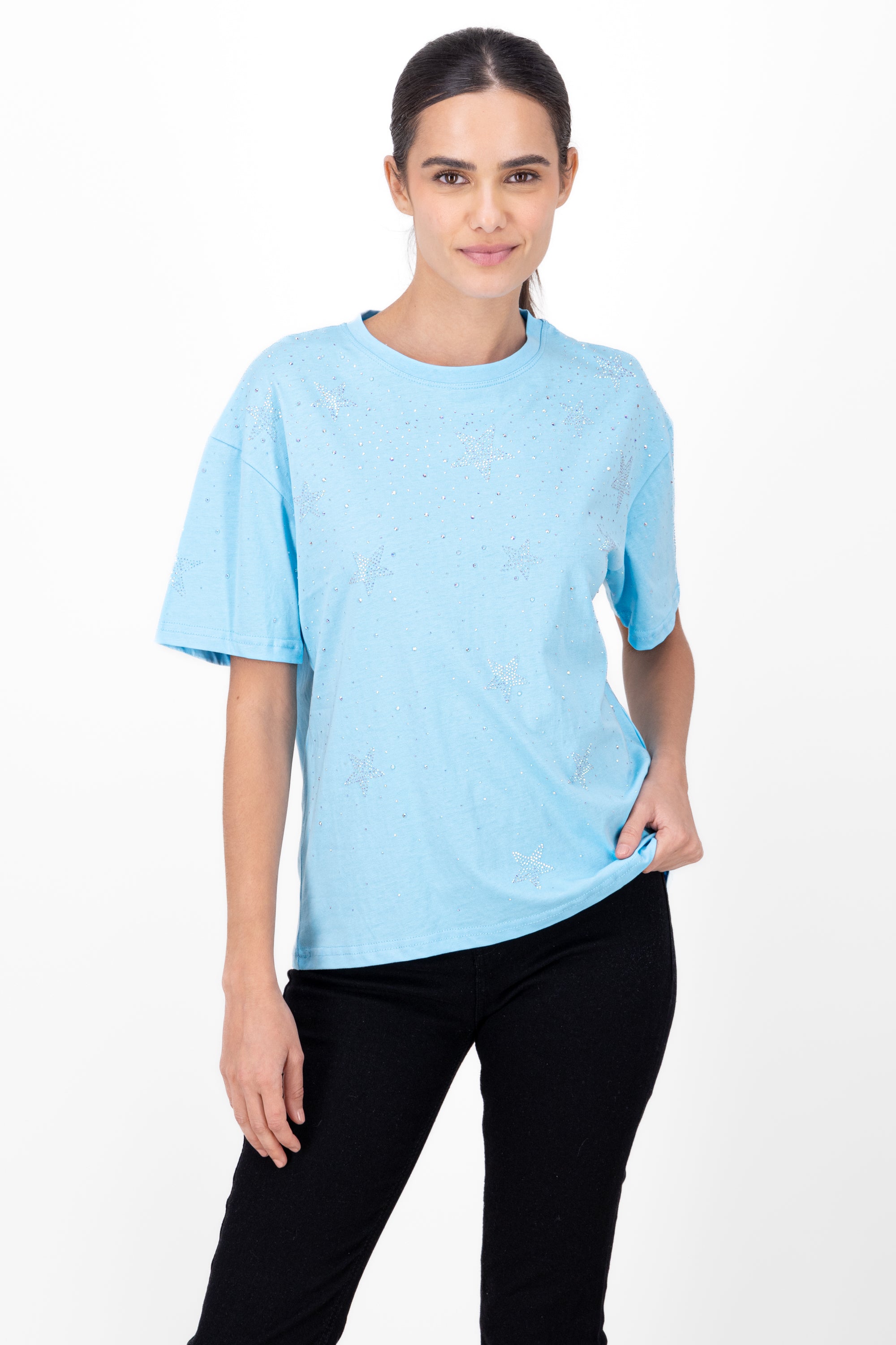 OVERSIZED DETAIL DETAIL BRIGHT BLUE