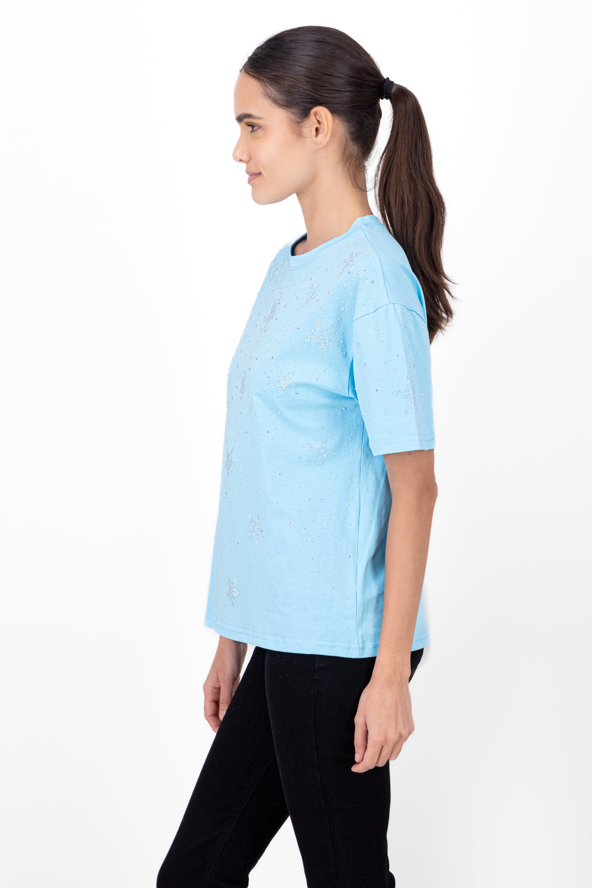 OVERSIZED DETAIL DETAIL BRIGHT BLUE