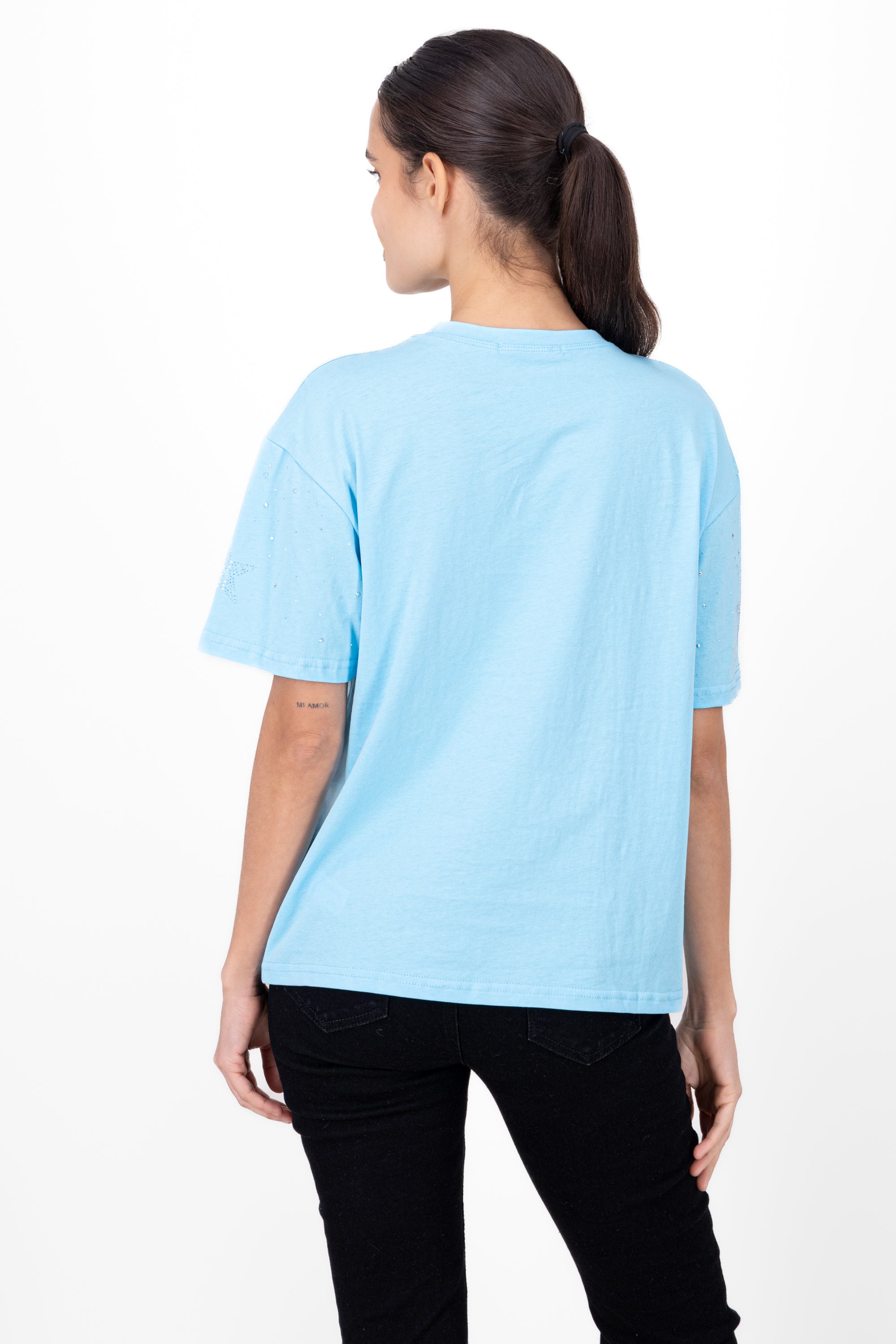 OVERSIZED DETAIL DETAIL BRIGHT BLUE