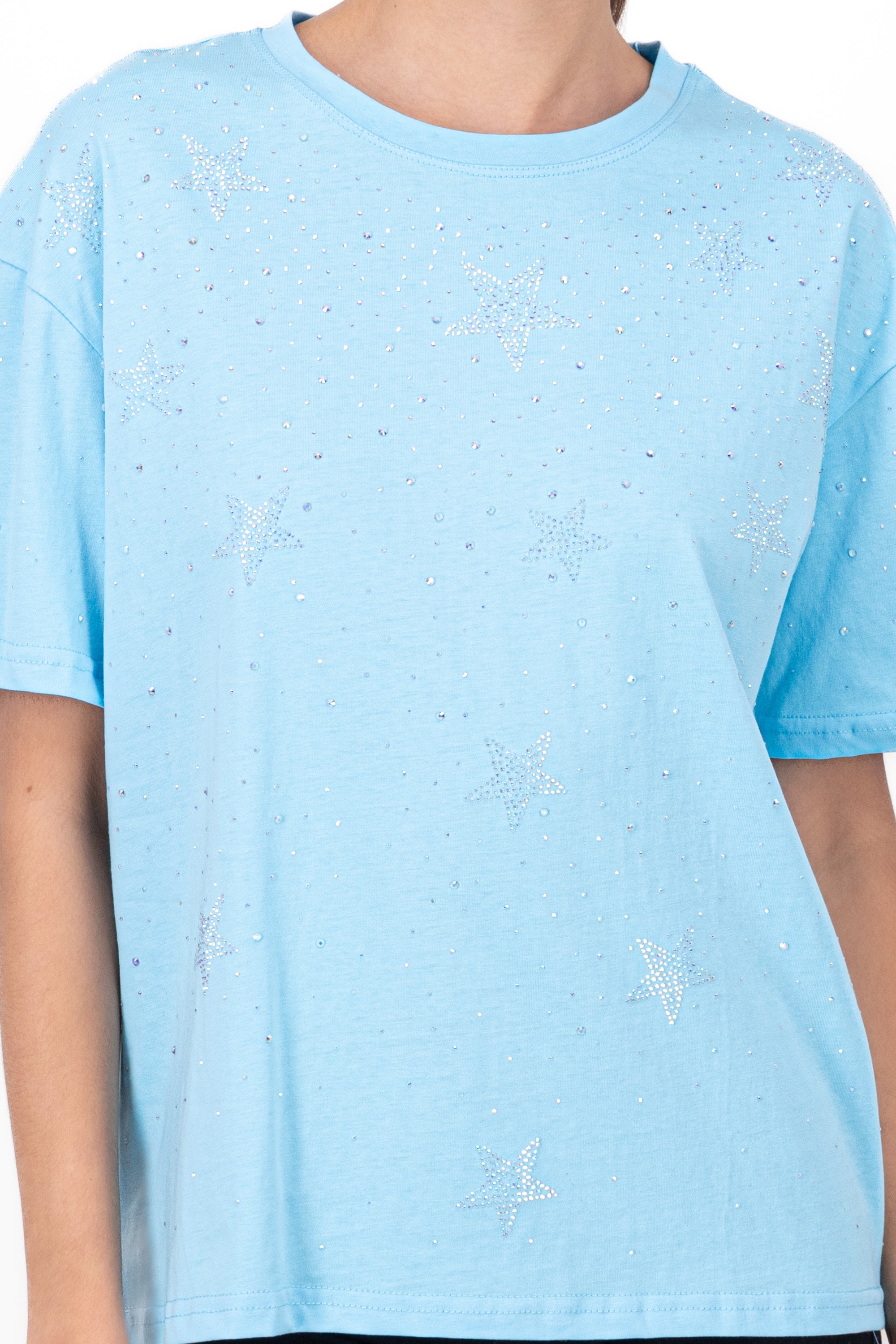 OVERSIZED DETAIL DETAIL BRIGHT BLUE