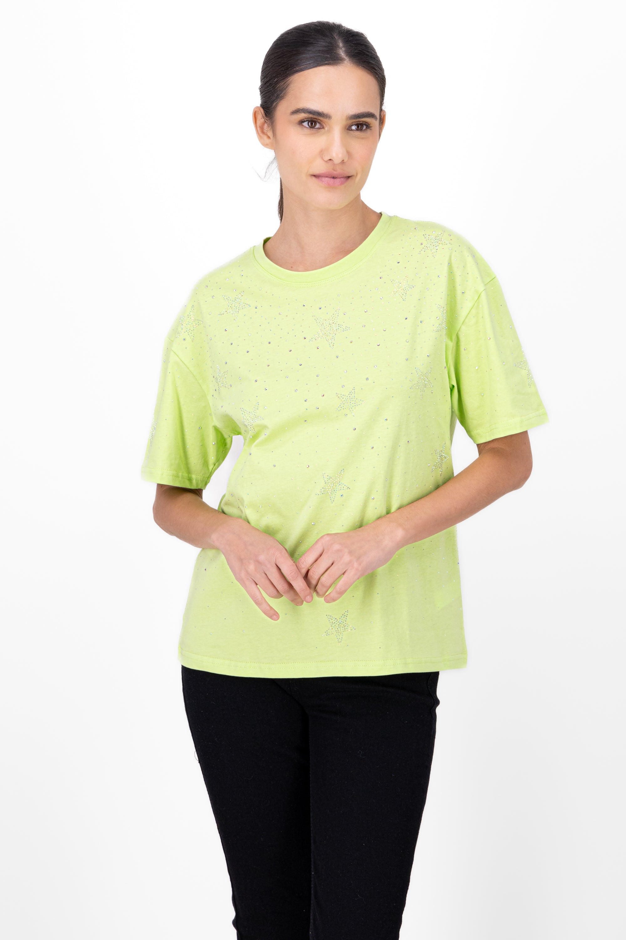 OVERSIZED DETAIL DETAIL BRIGHT Lima green