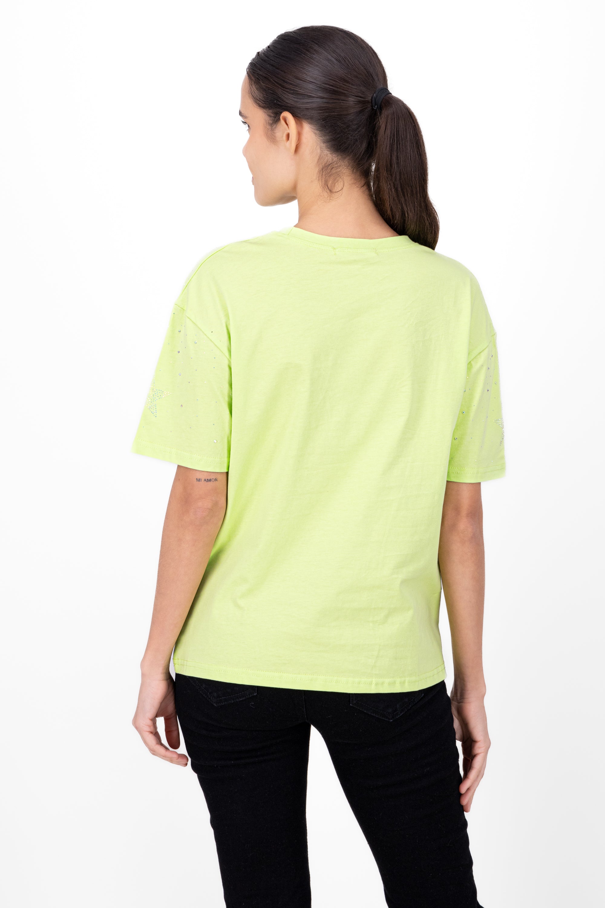 OVERSIZED DETAIL DETAIL BRIGHT Lima green