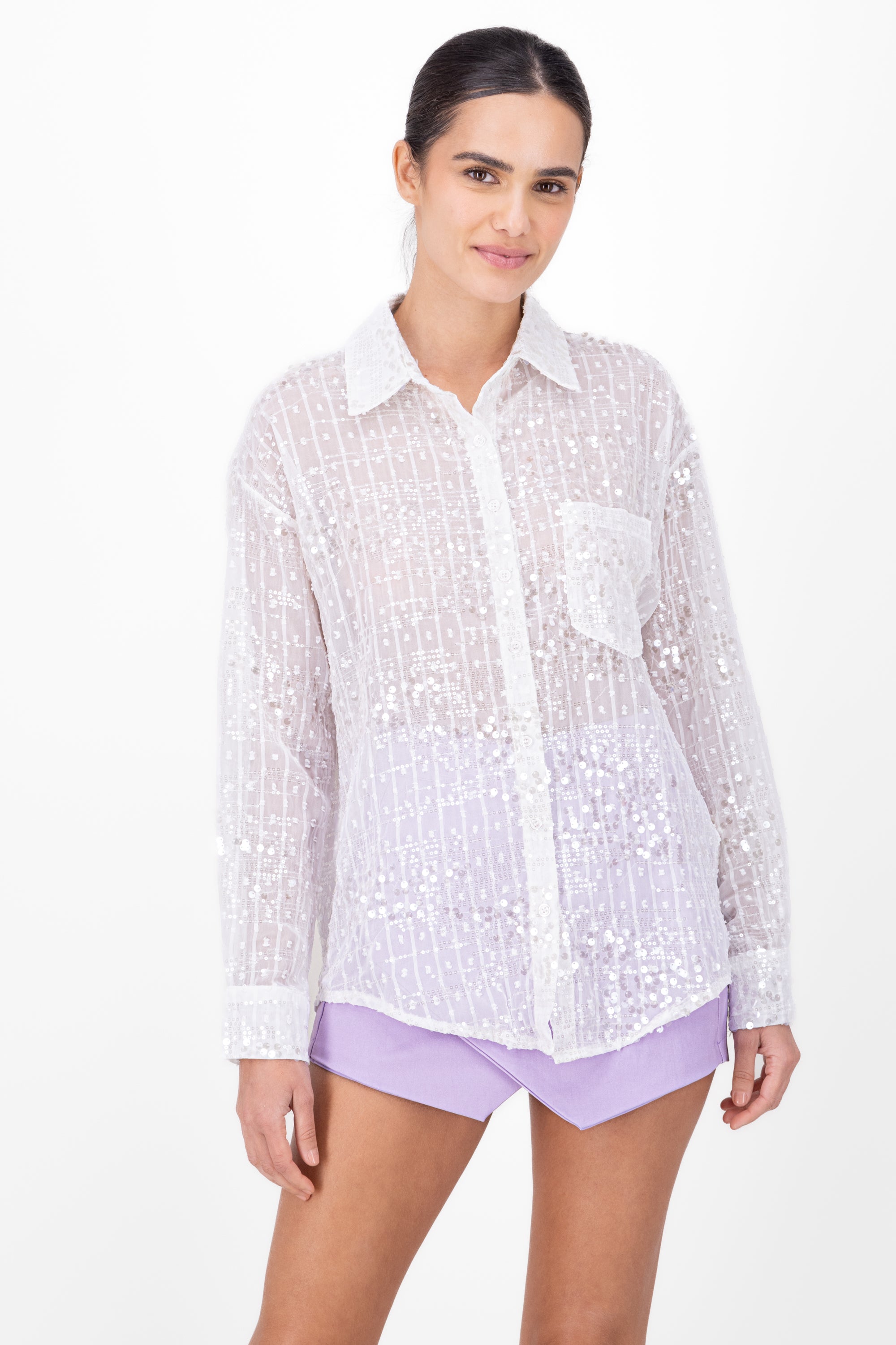 Lonerjuelas long shirt WHITE