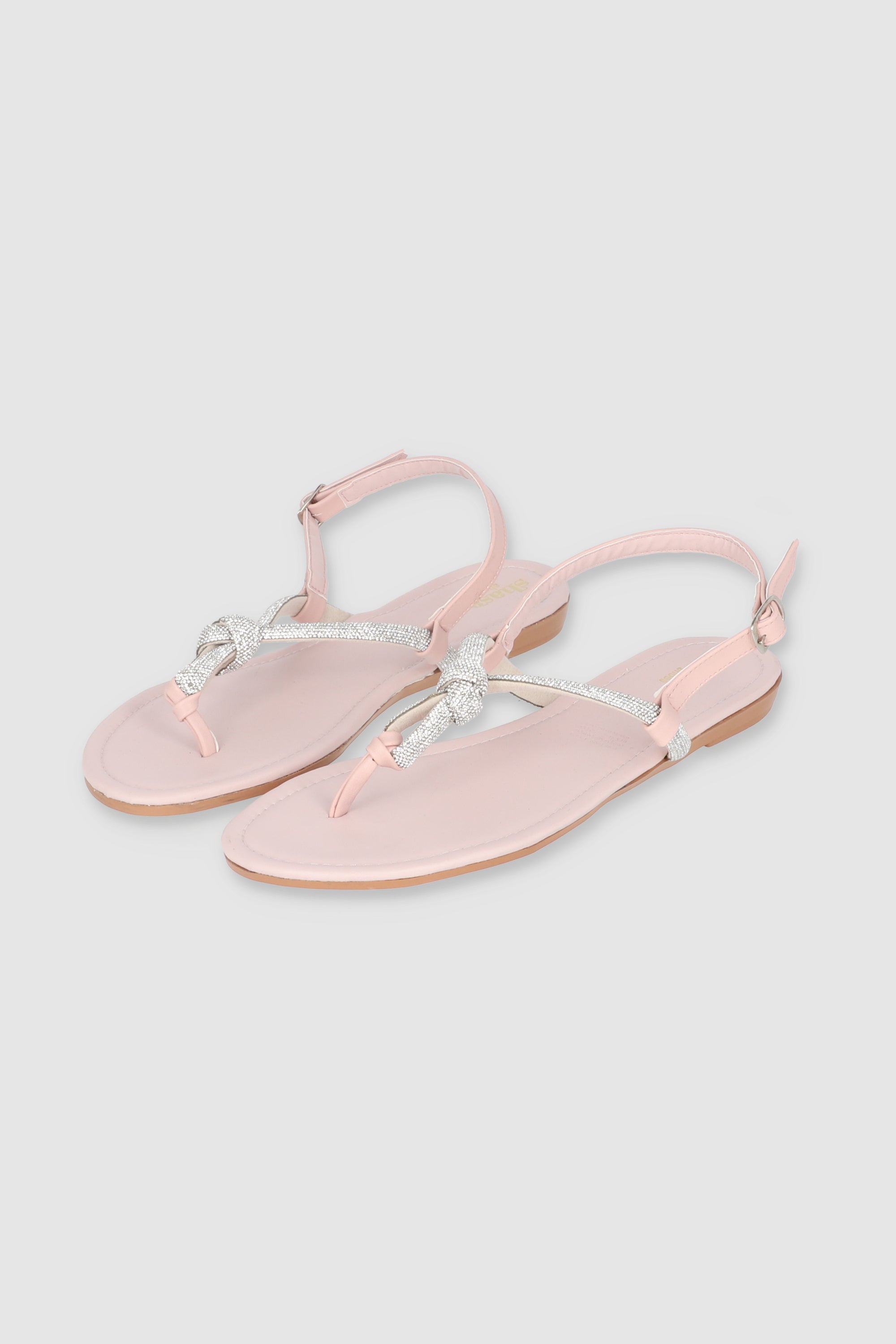 Sandal brightness finger Nude