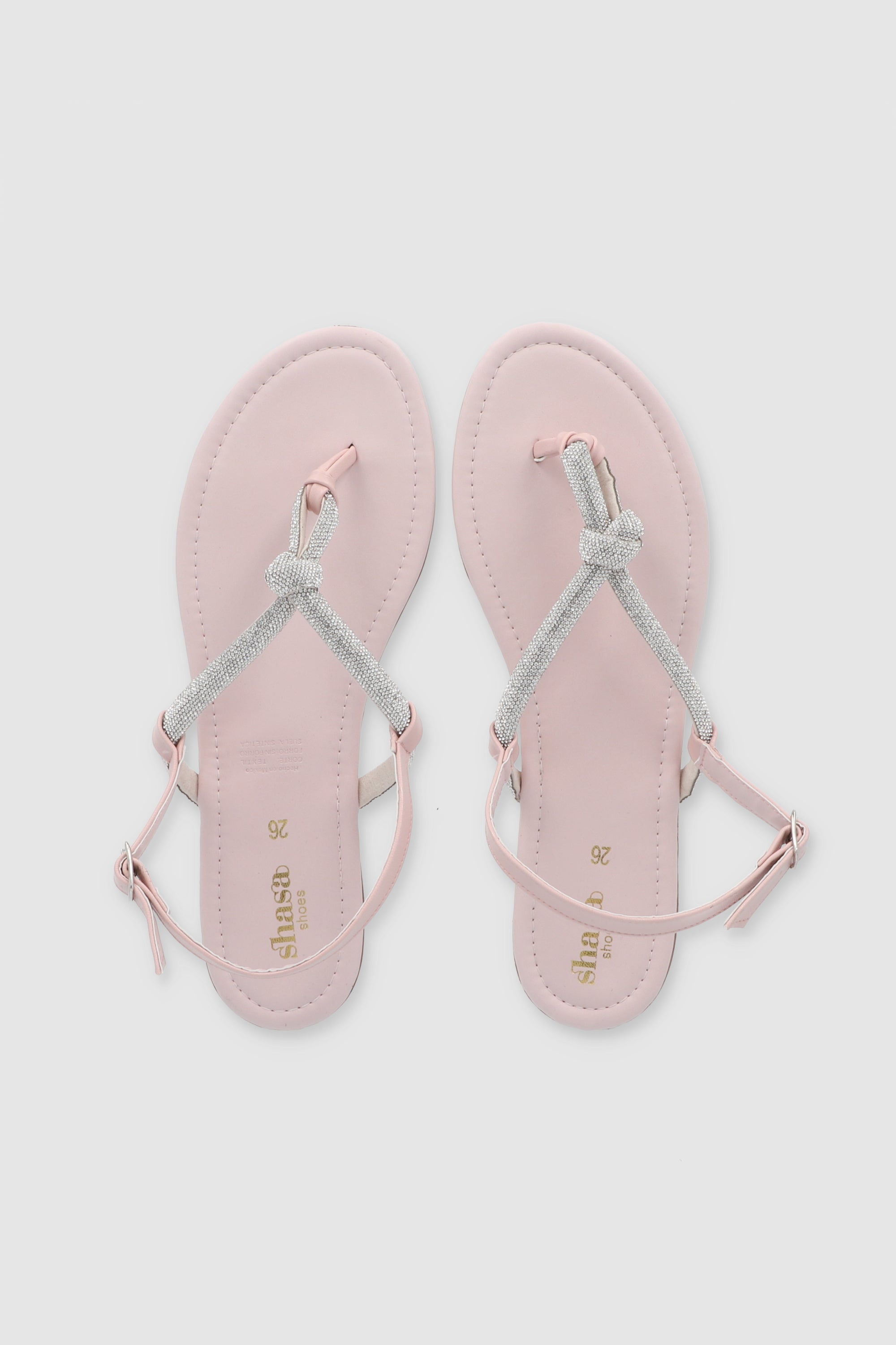 Sandal brightness finger Nude