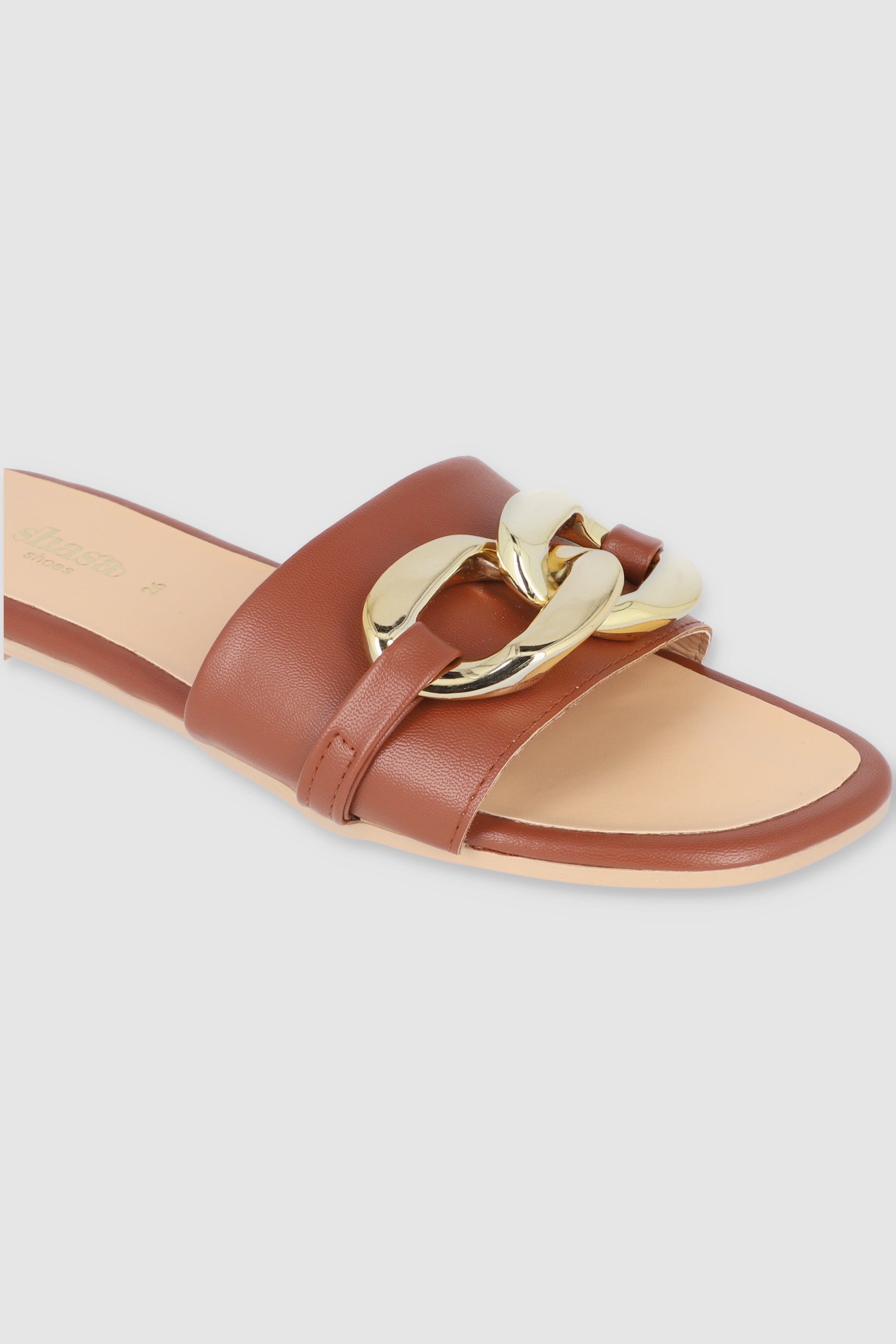 Sandal Pala Yute Buckle CAMEL