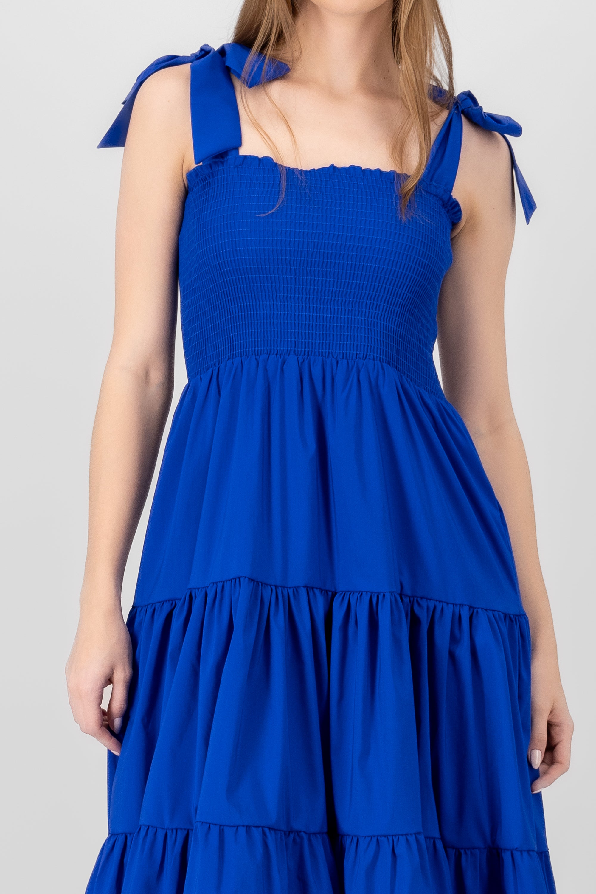 Vestido midi olanes AZUL REY