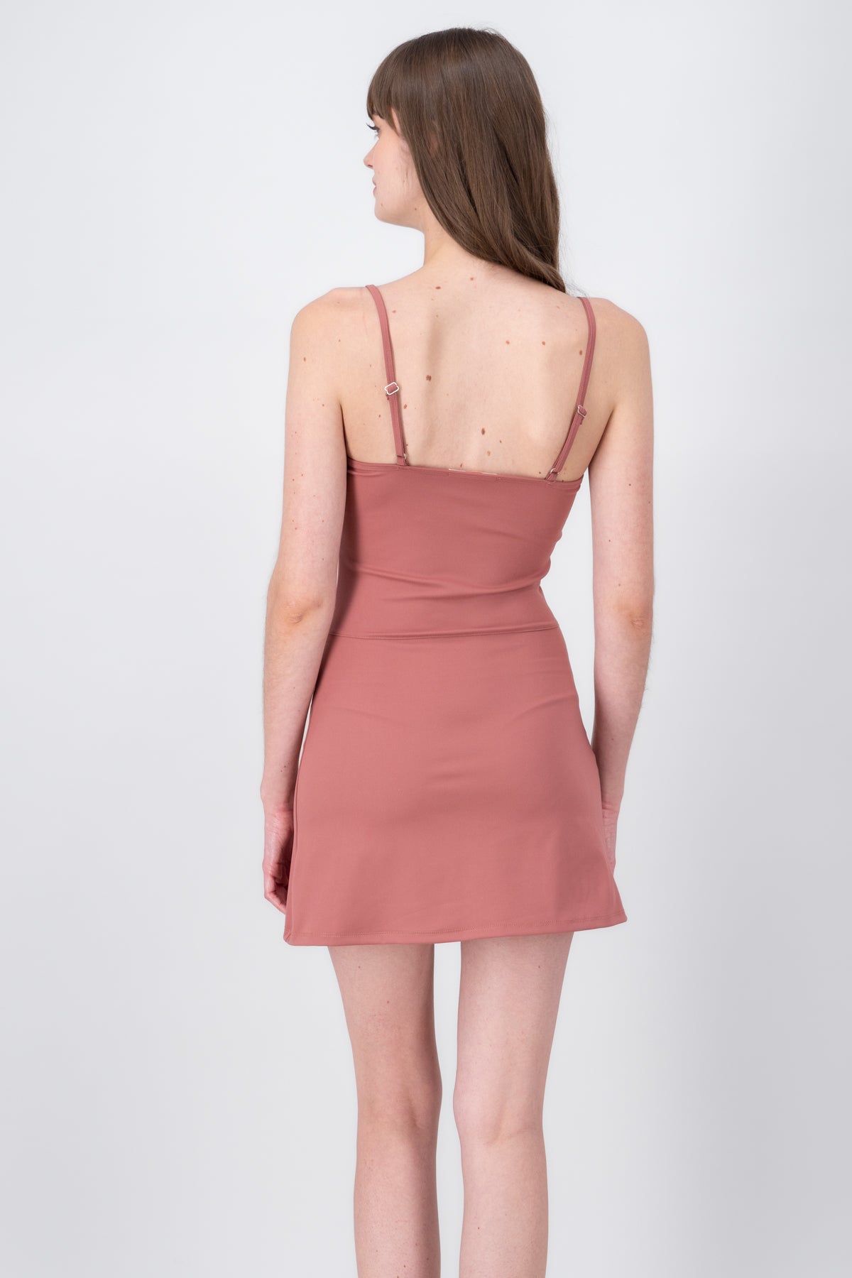Mini straps dress PINK
