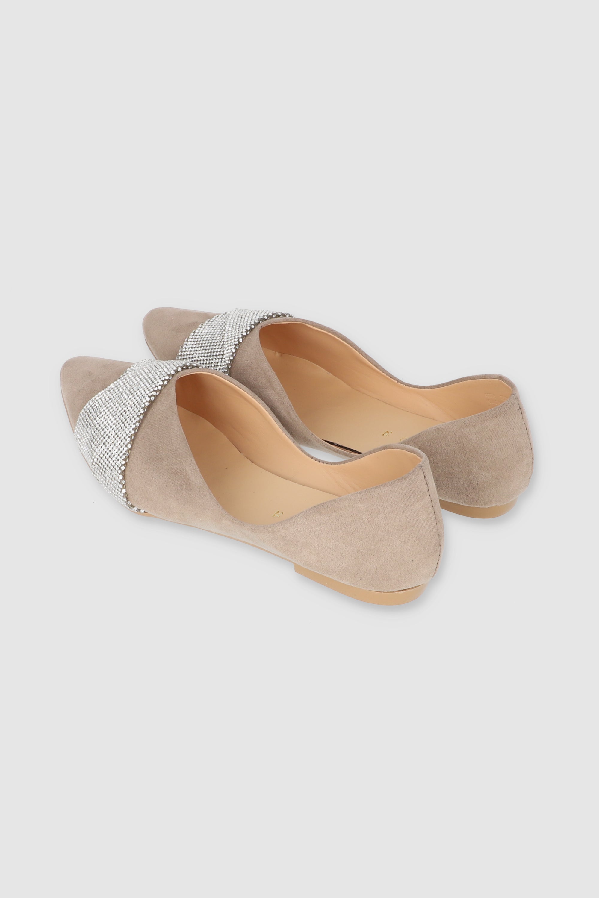 Flat brillos pointy NUDE