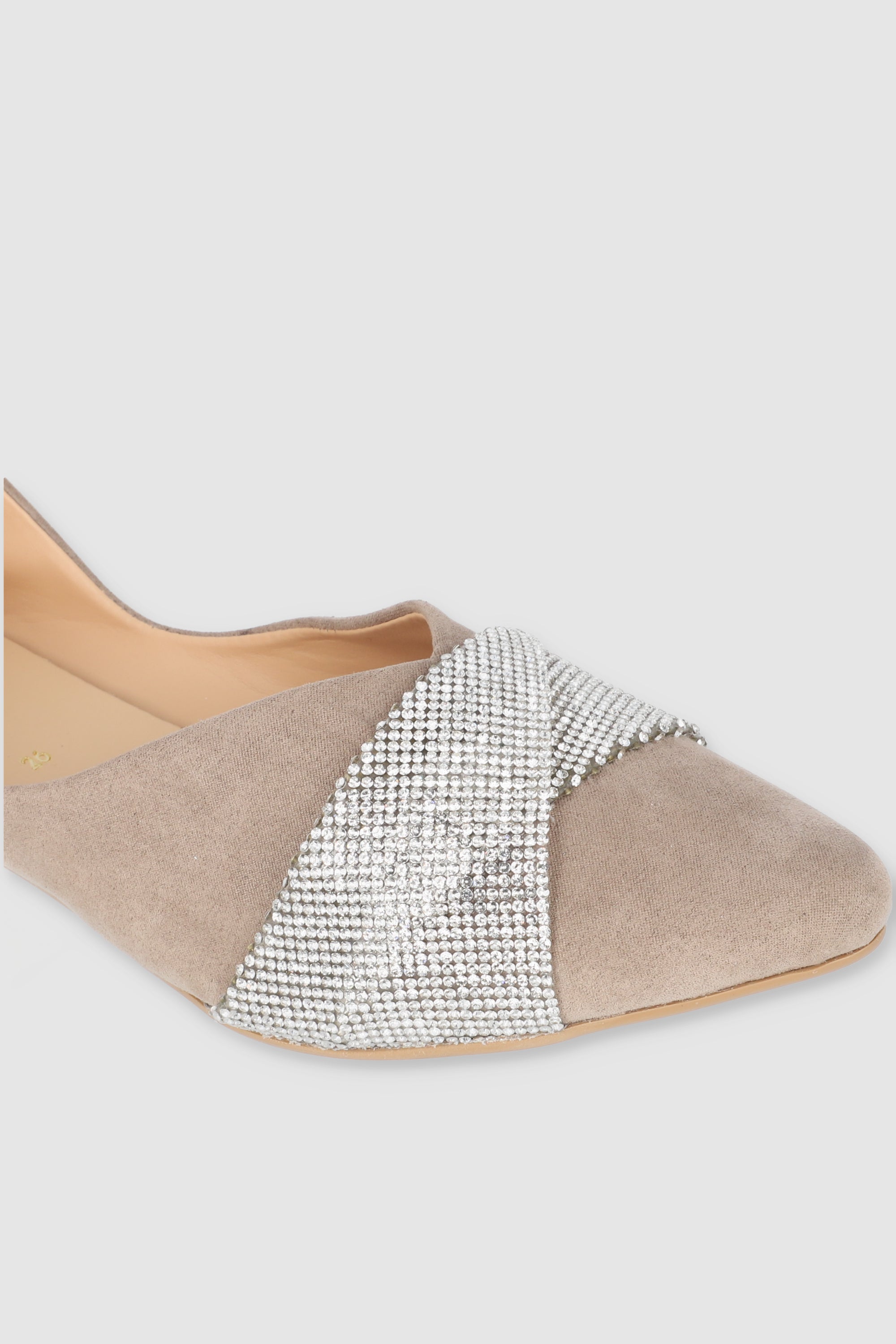 Flat brillos pointy NUDE