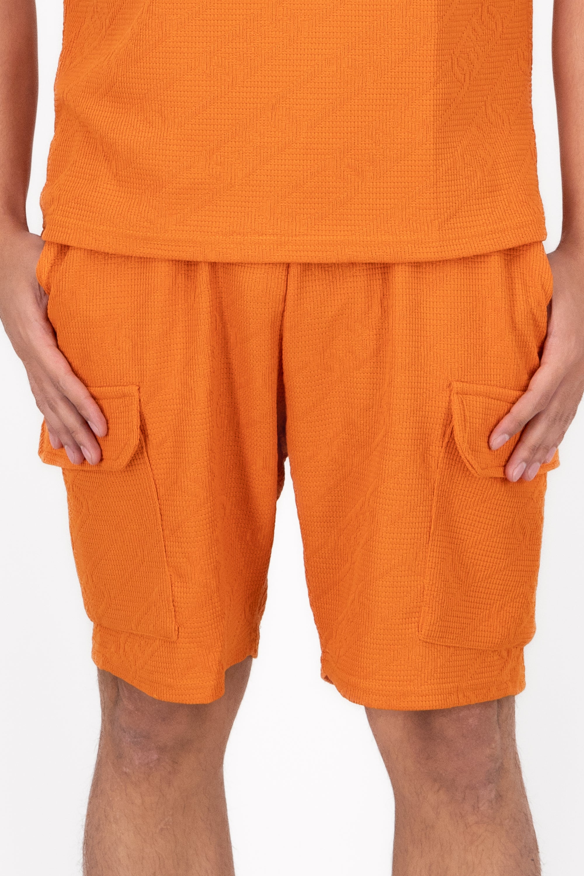 Short Natura Det Texture ORANGE