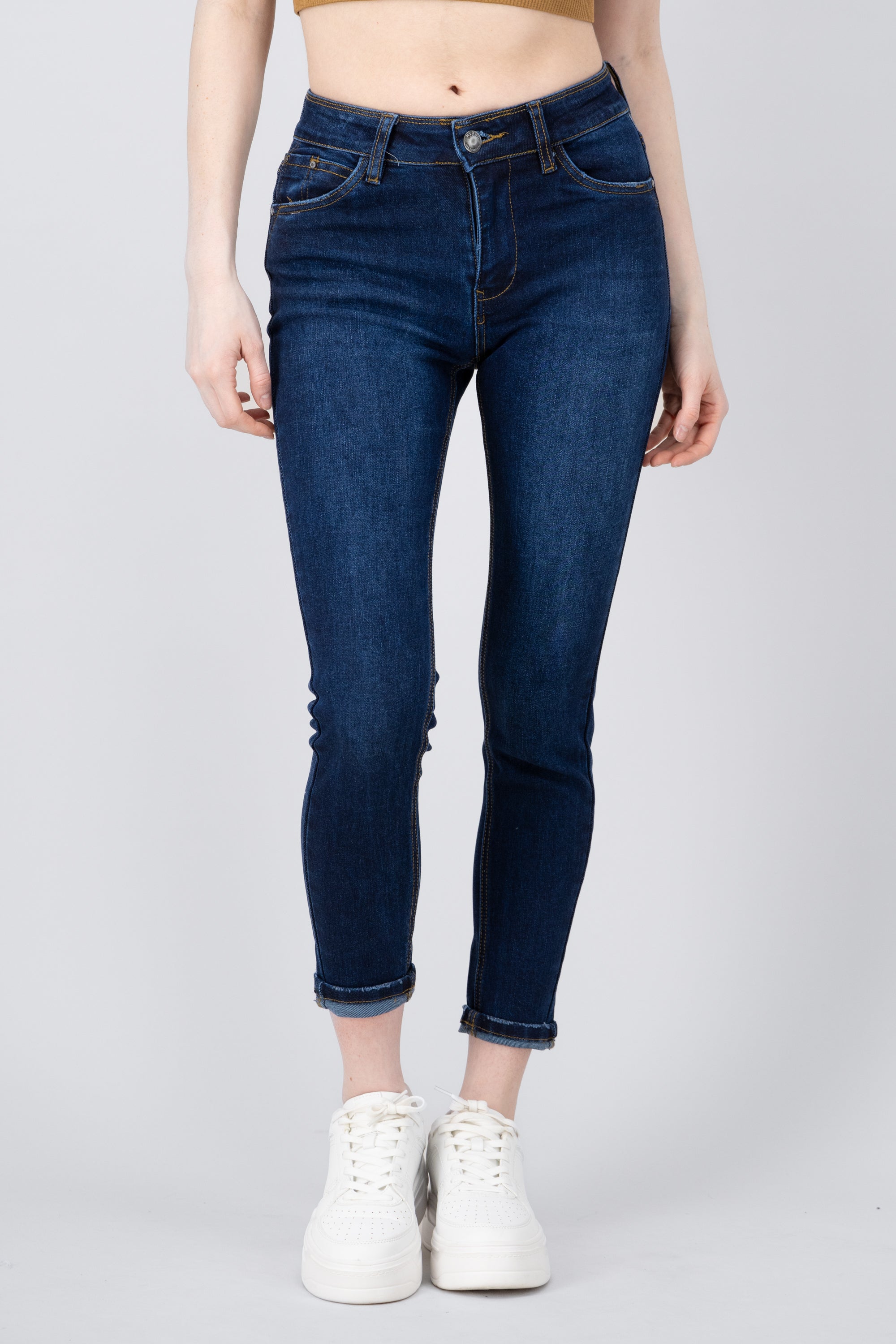 JEANS SKINNY CONTRAST Dark Wash