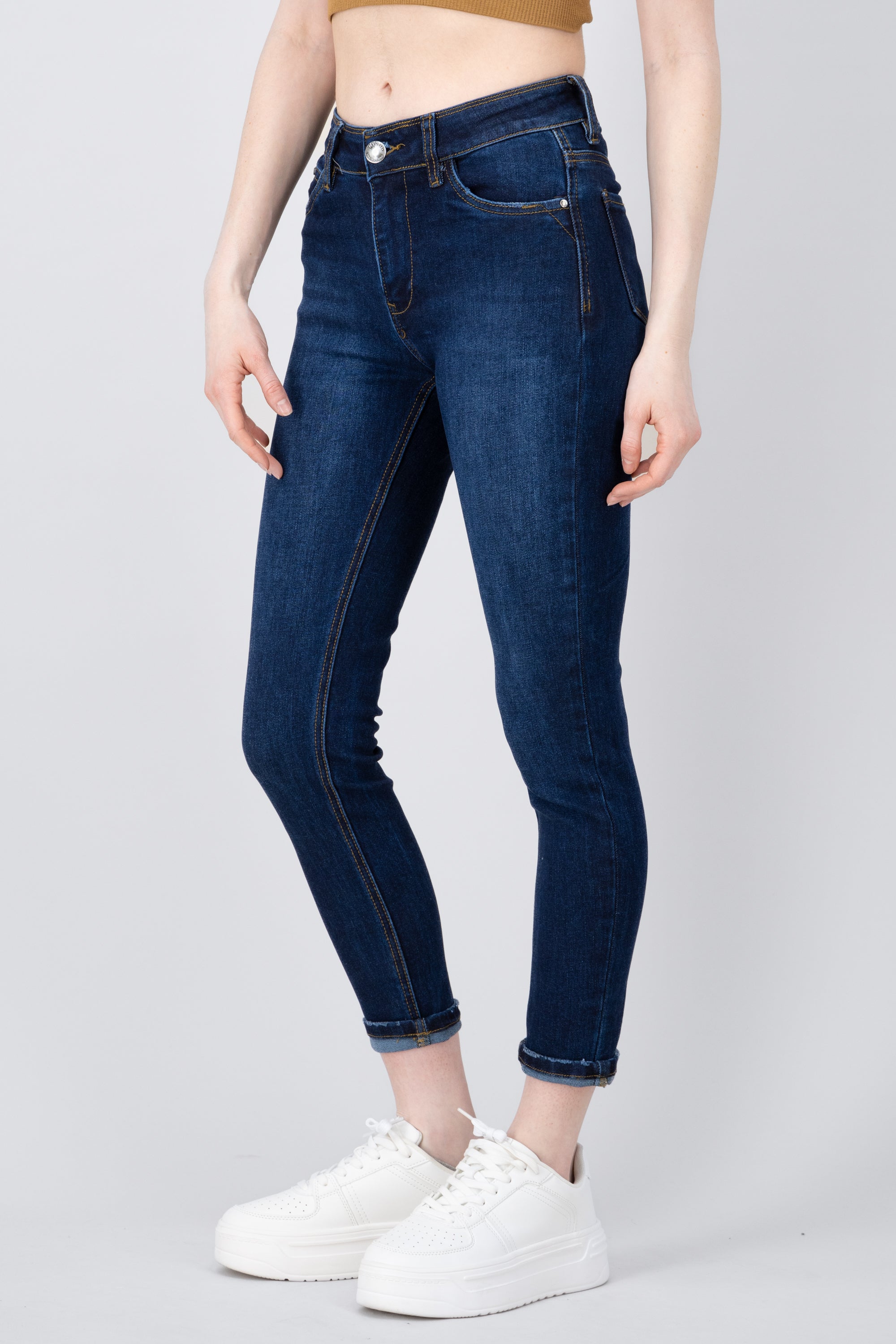 JEANS SKINNY CONTRAST Dark Wash