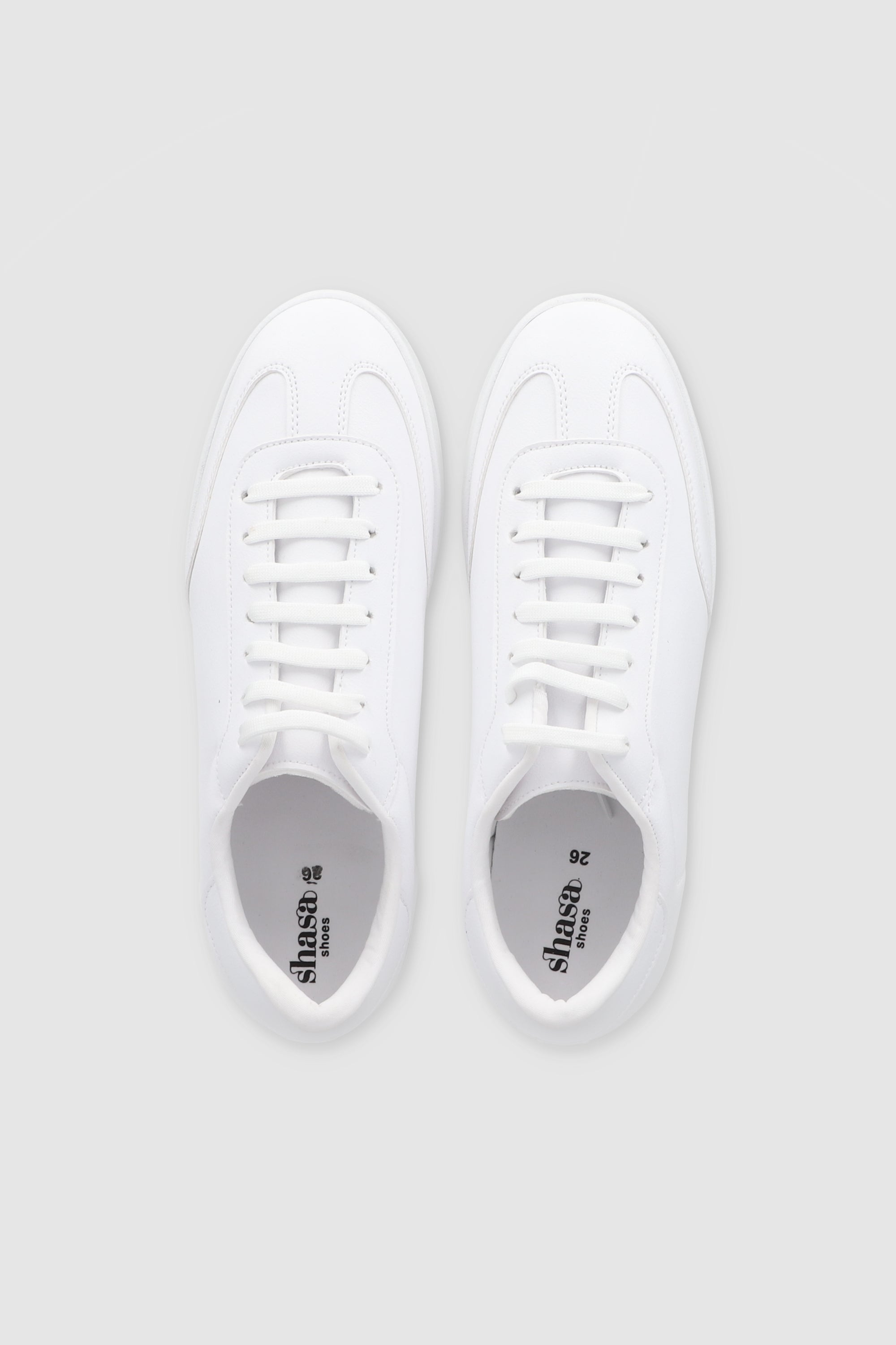 Simple sole tennis WHITE