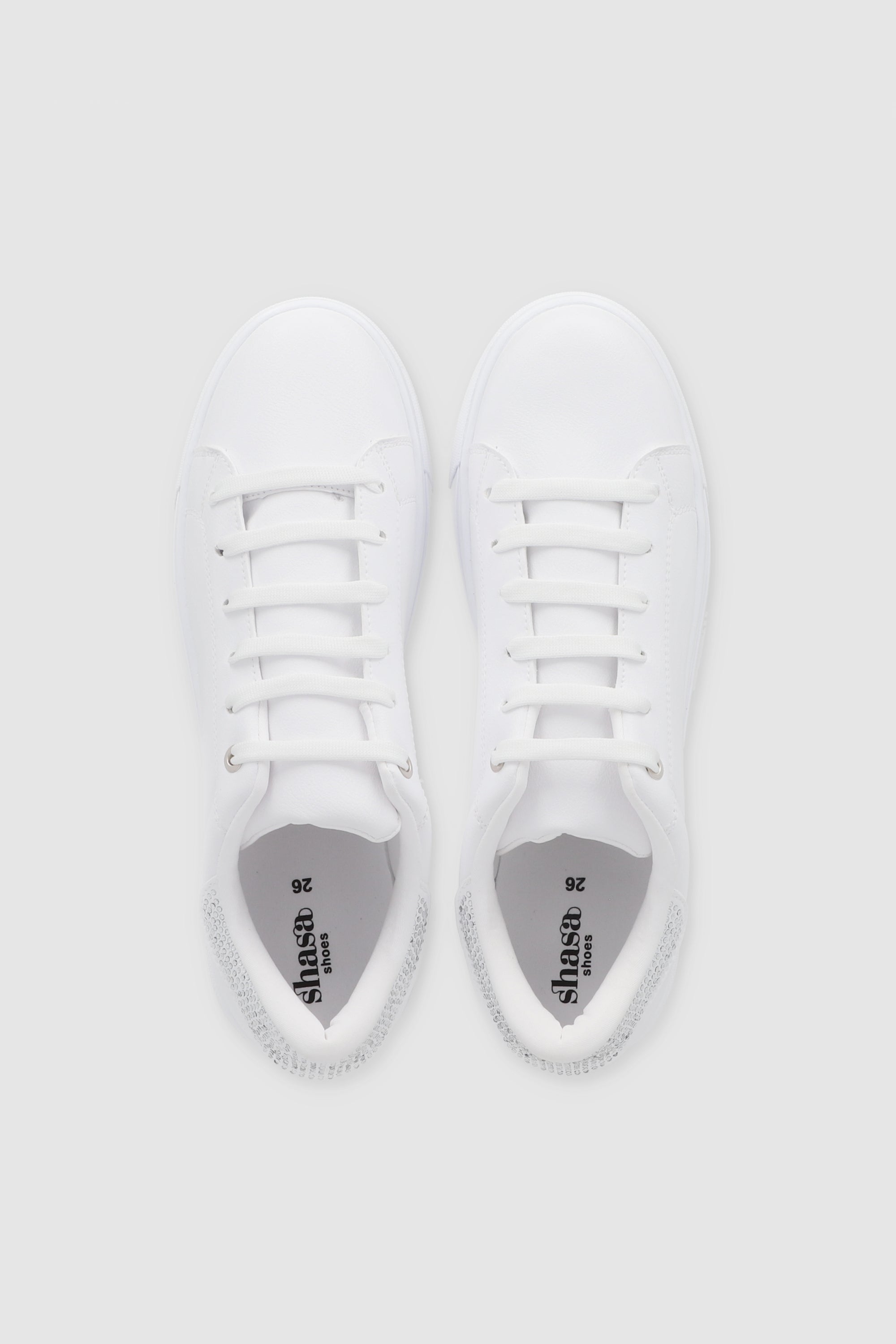 Tenis Brillo Detalle BLANCO