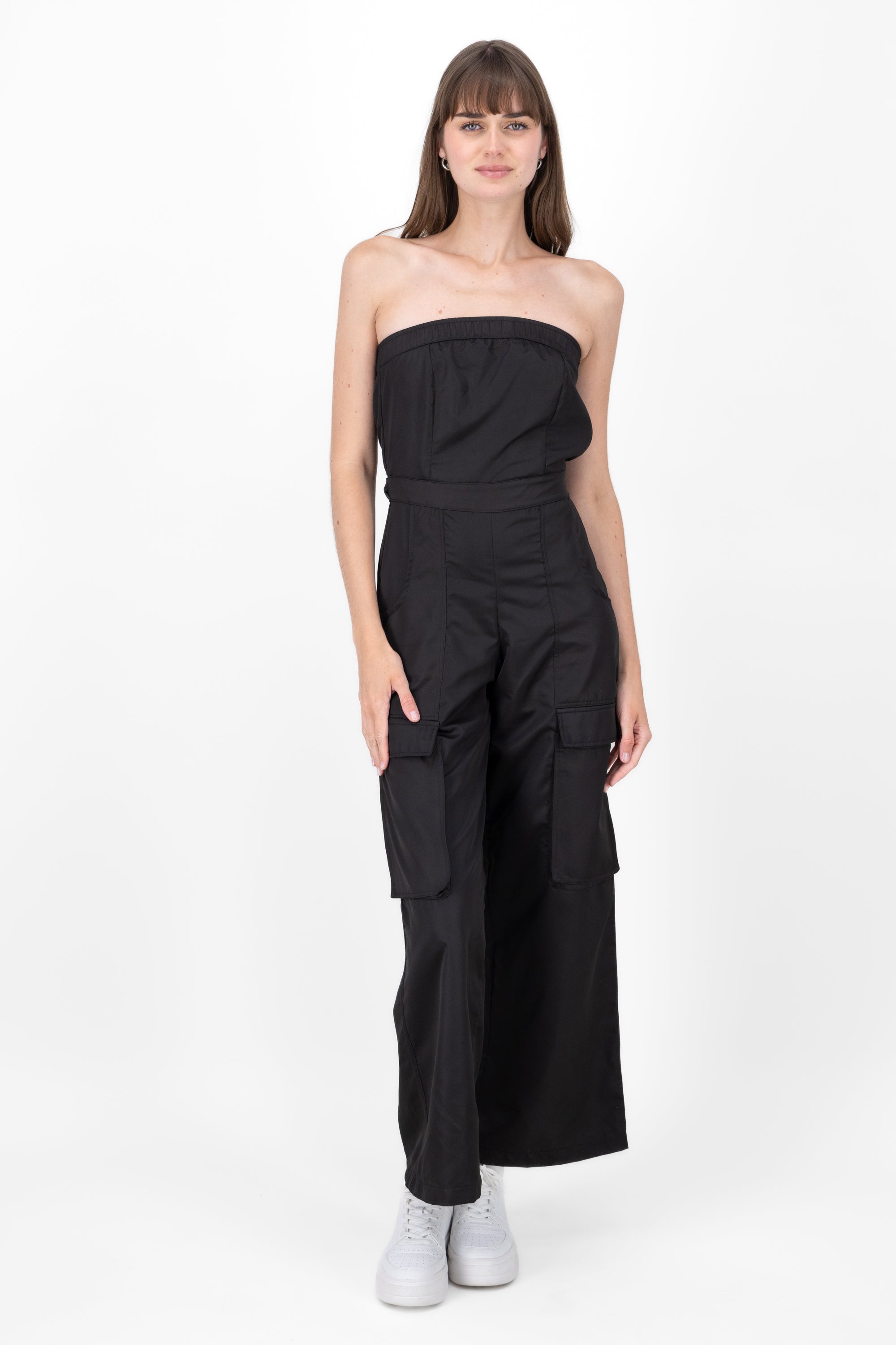 Jumpsuit Strapple position BLACK