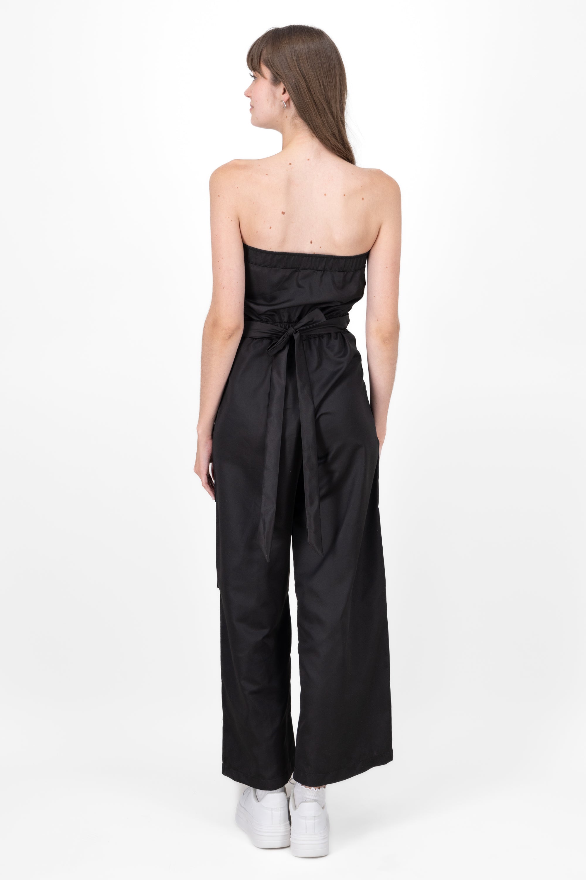 Jumpsuit strapples cargo NEGRO