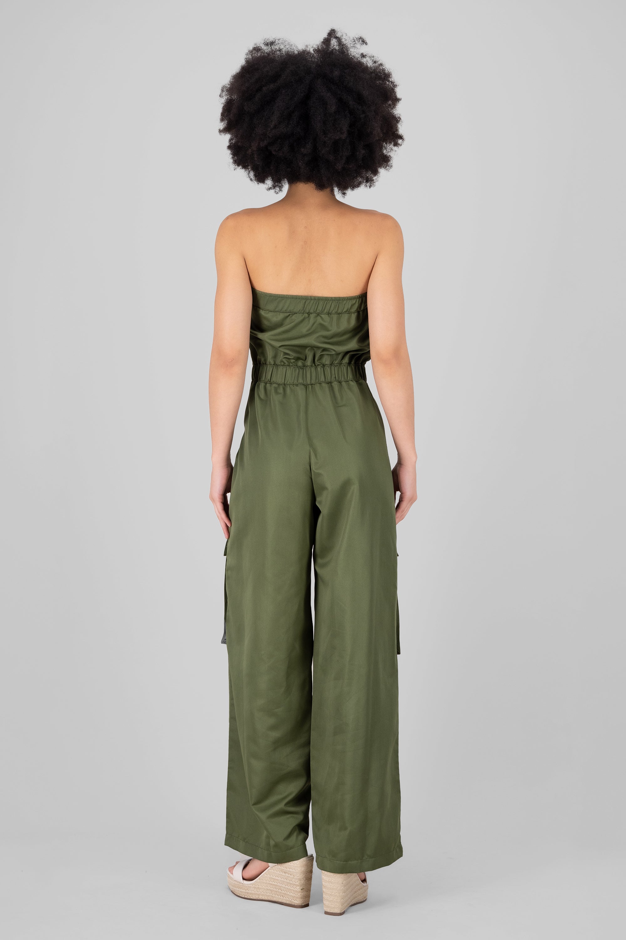 Jumpsuit strapples cargo OLIVO