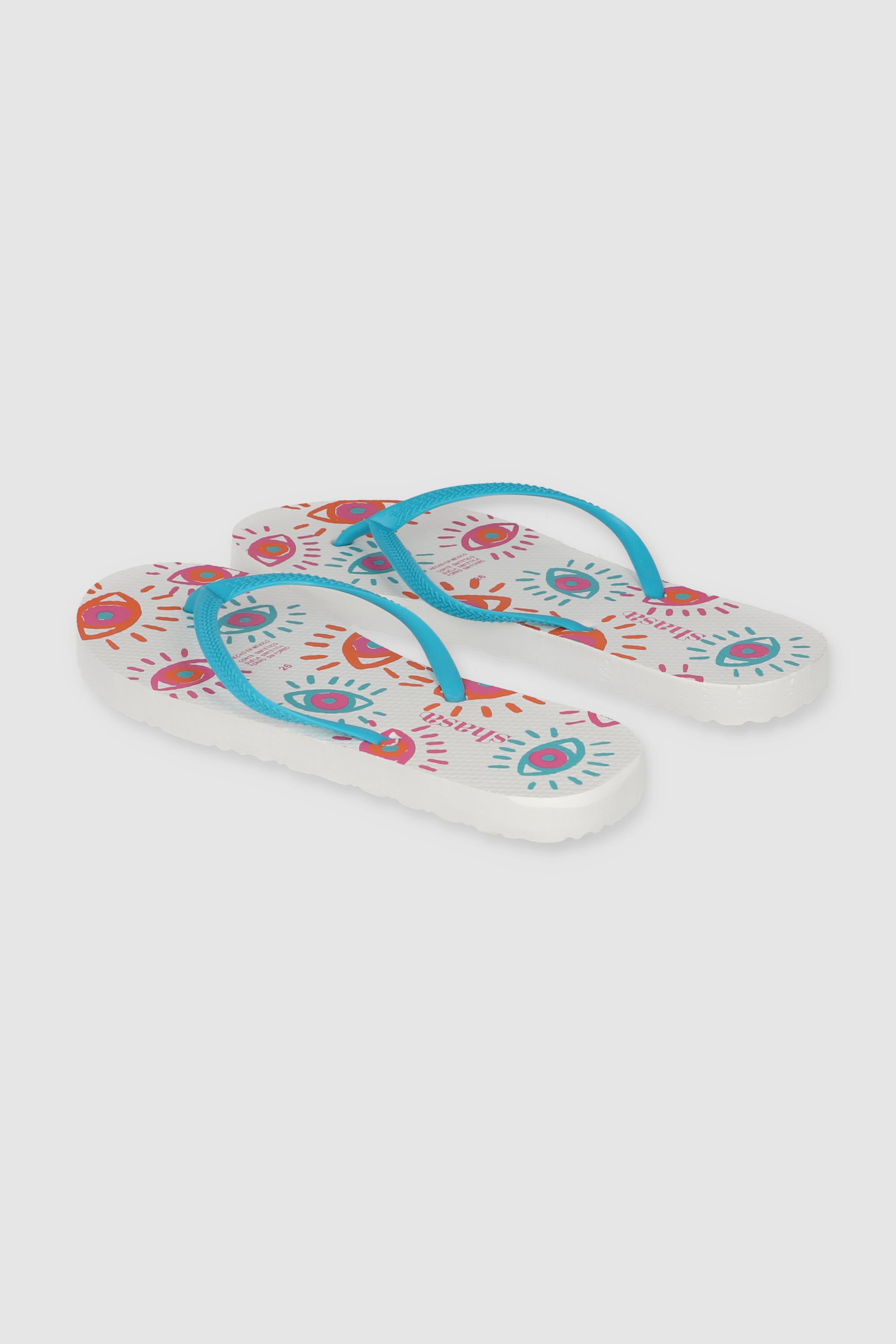 Flip Flop Ojos BLANCO COMBO