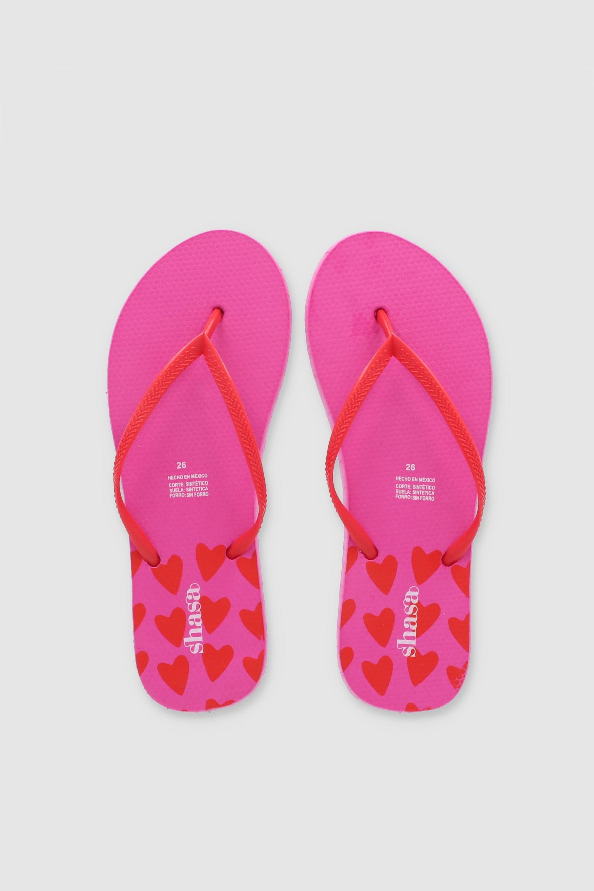 Flip Flop Corazones ROSA