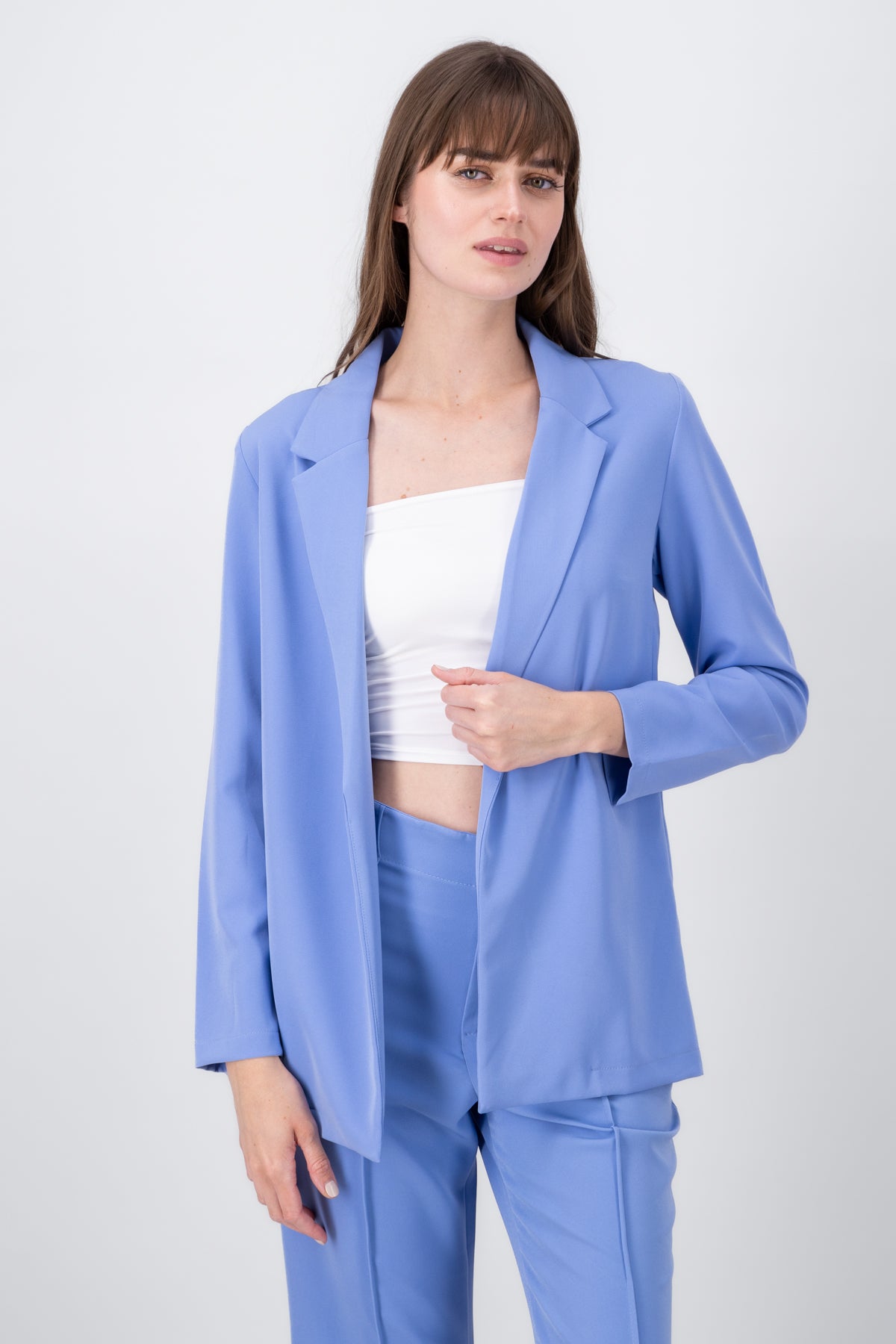 Saco Oversize Manga Larga AZUL CIELO