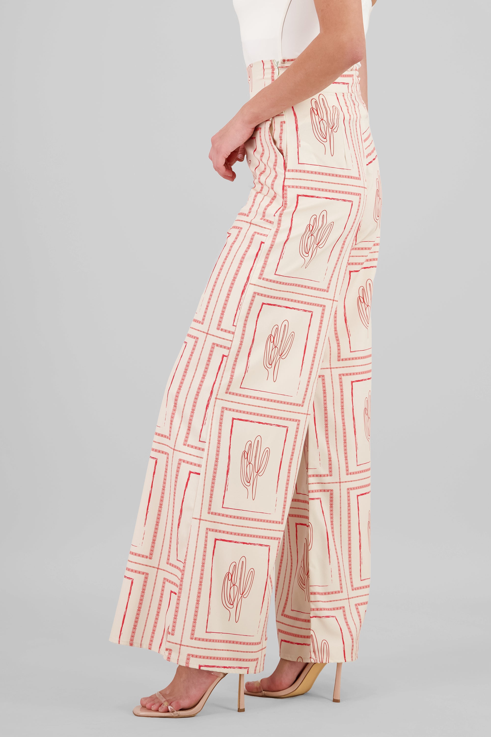 Pantalon cactus ROJO