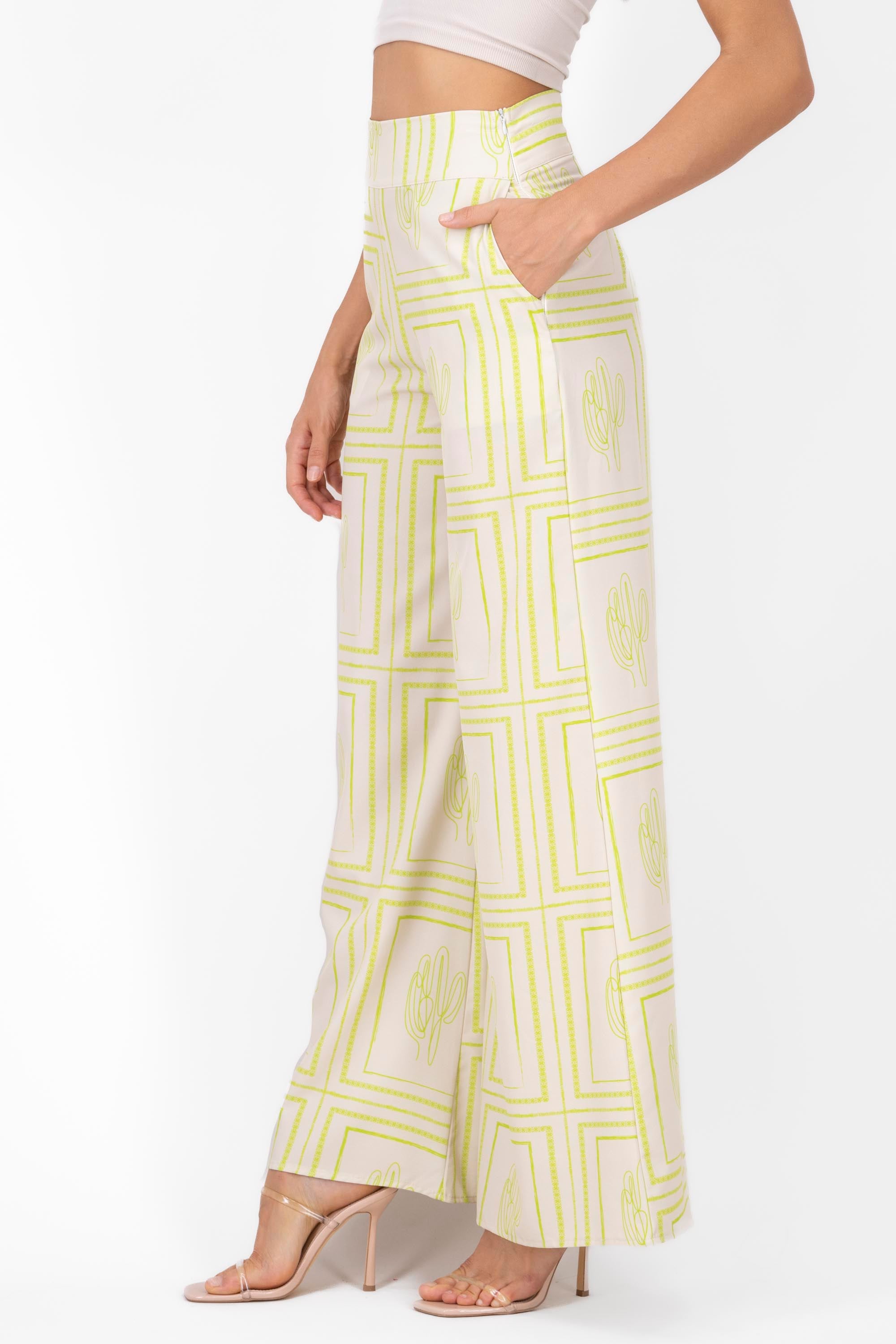 Cactus pants Lima green