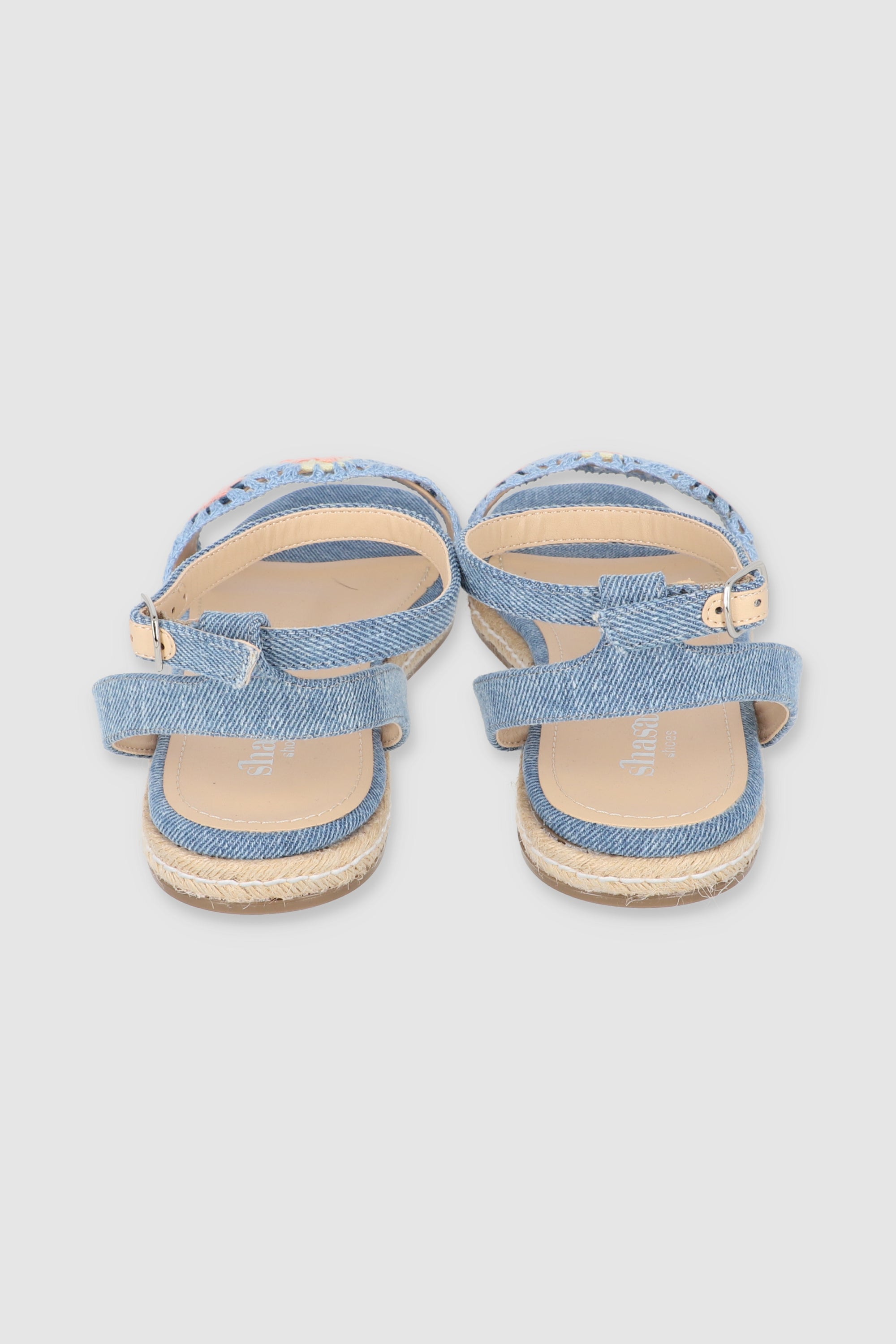 Sandal Crochet Tira Ankle BLUE