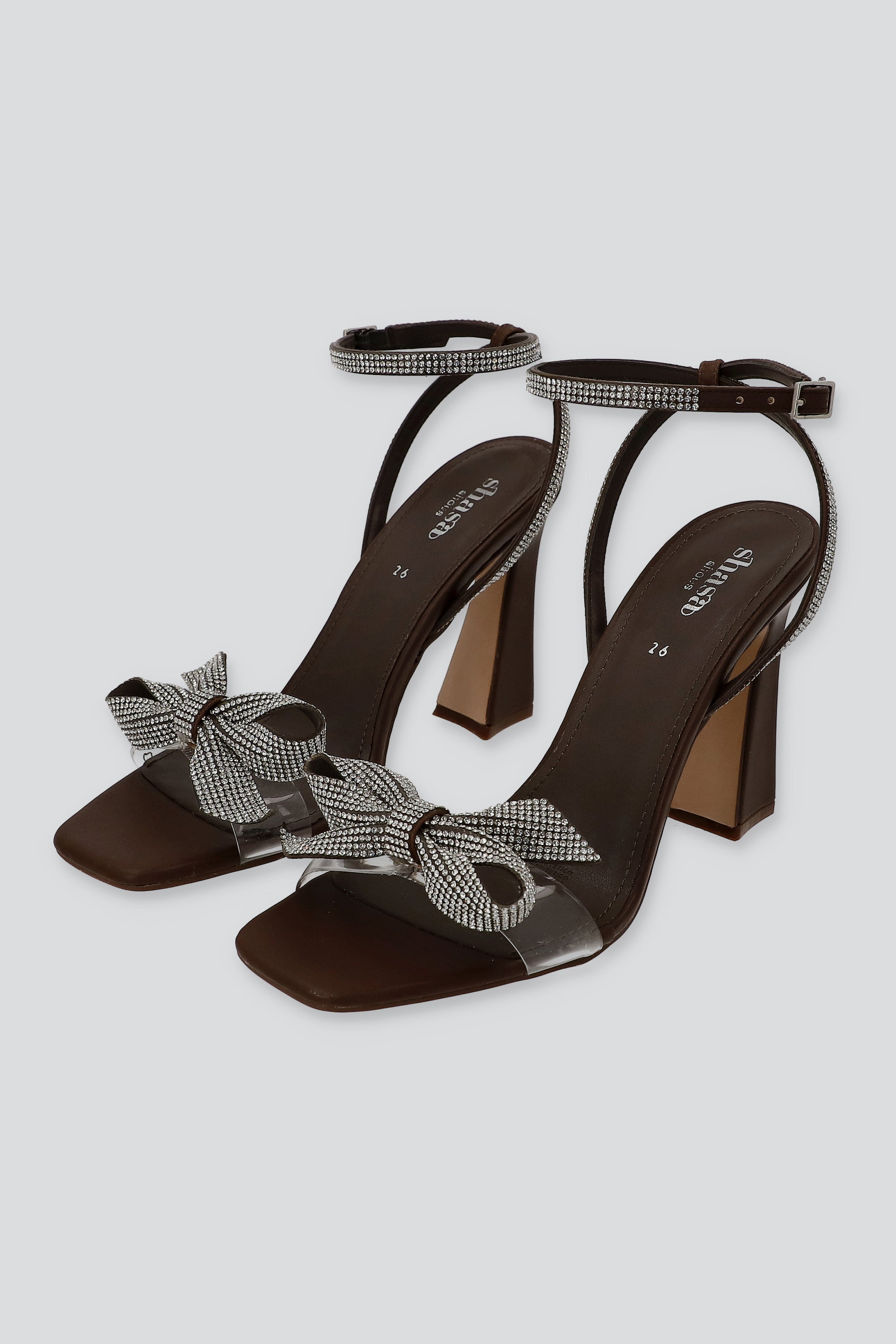 Tacon Moño Ancho Brillos CAFE