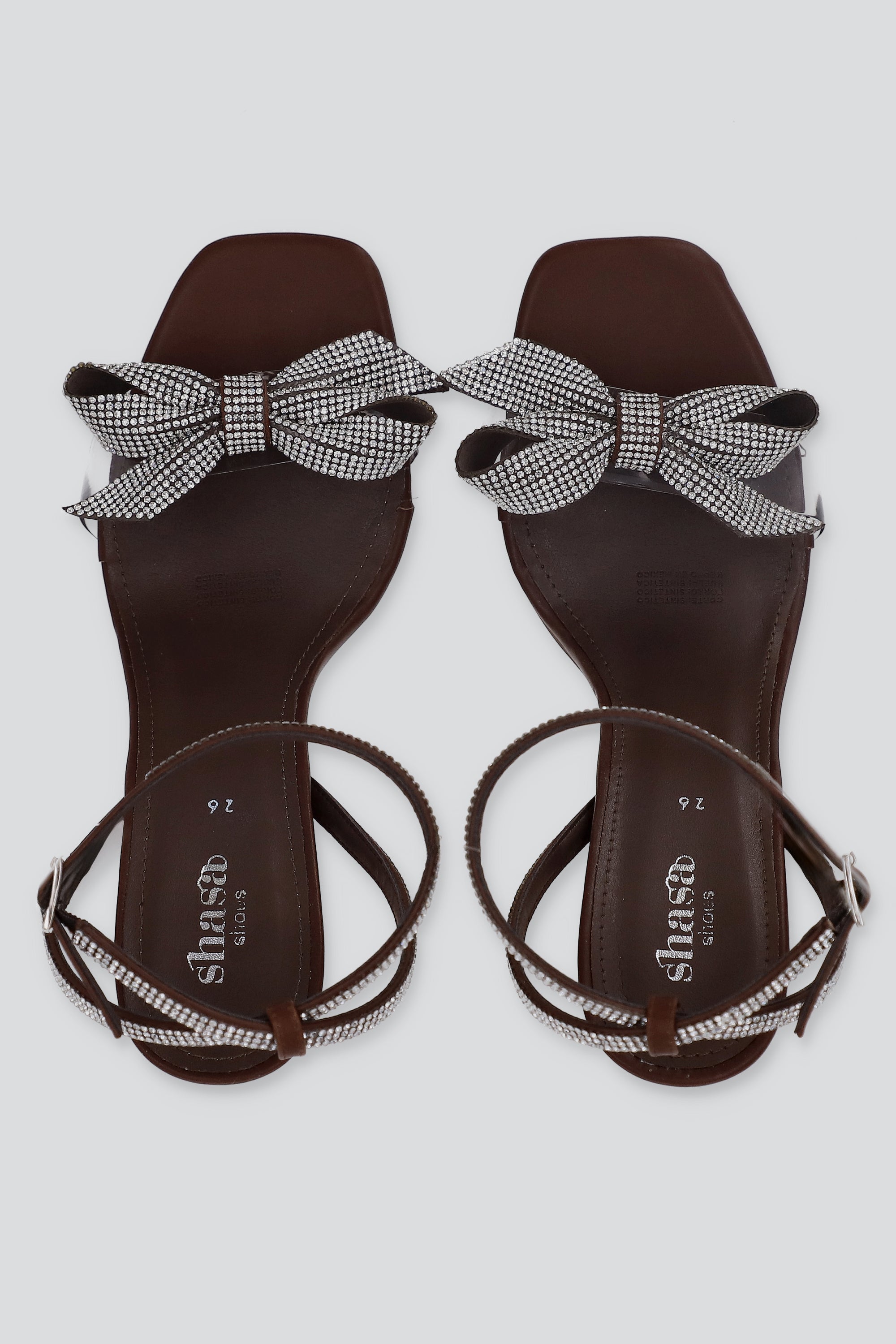 Tacon Moño Ancho Brillos CAFE