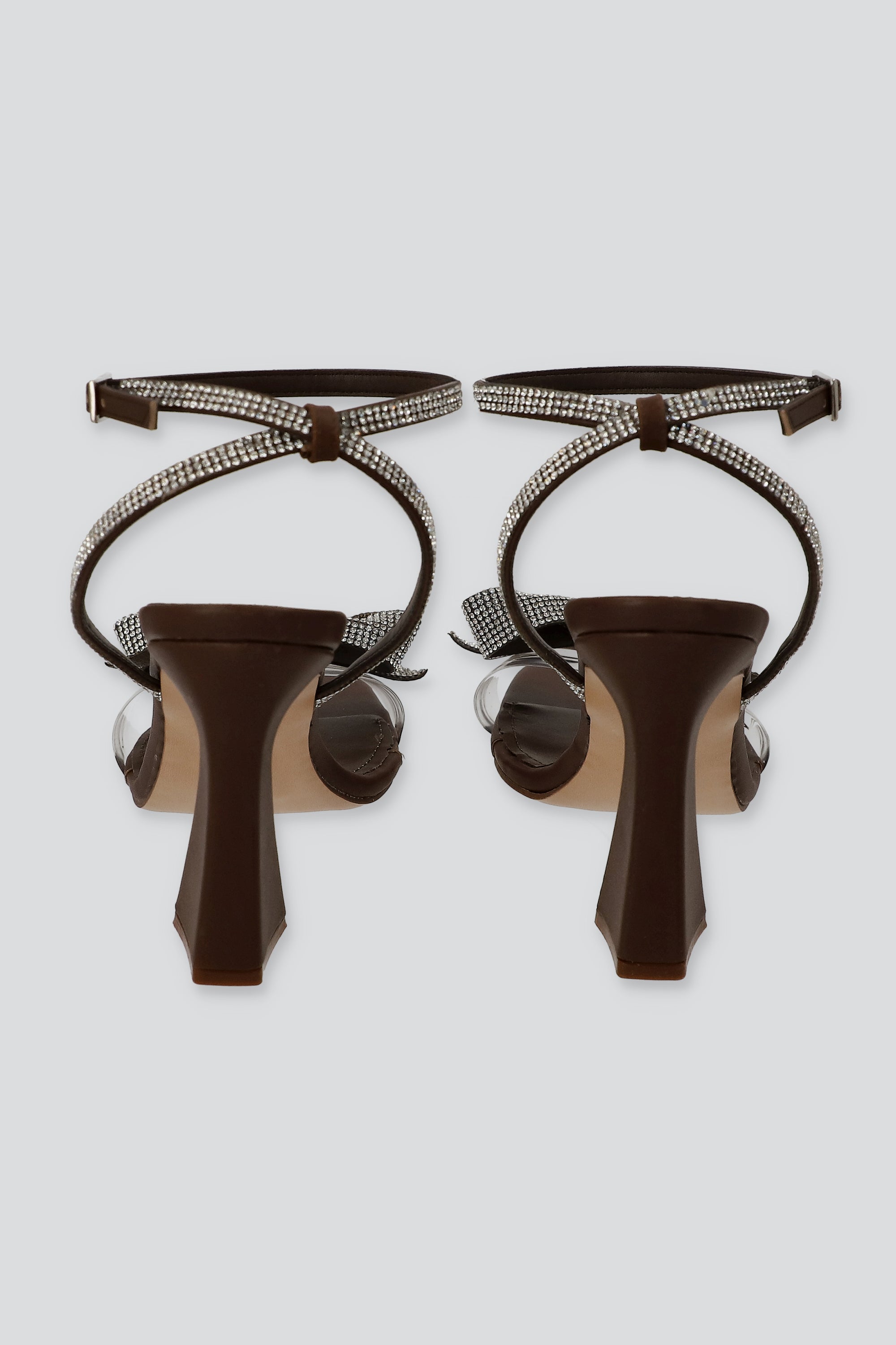 Tacon Moño Ancho Brillos CAFE