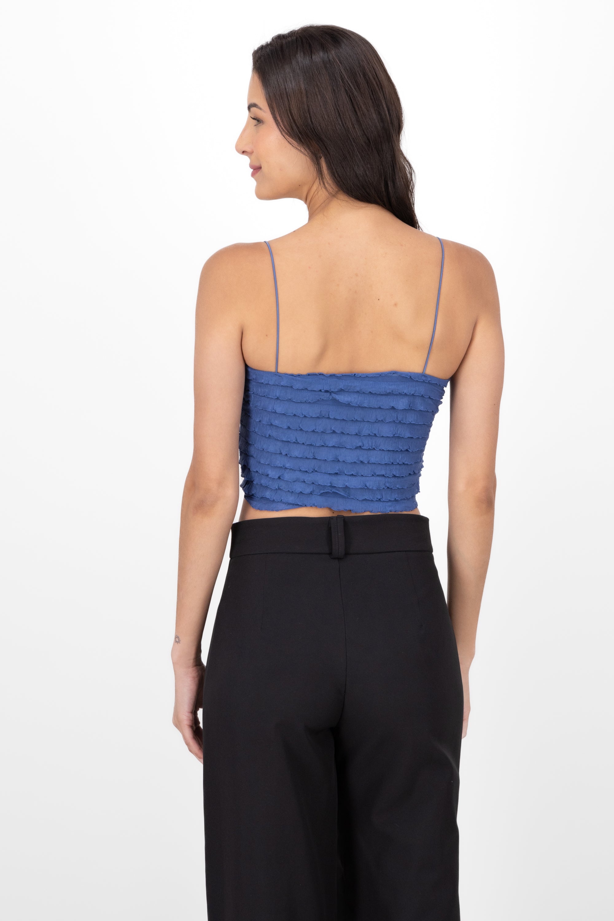 Top texture straps BLUE