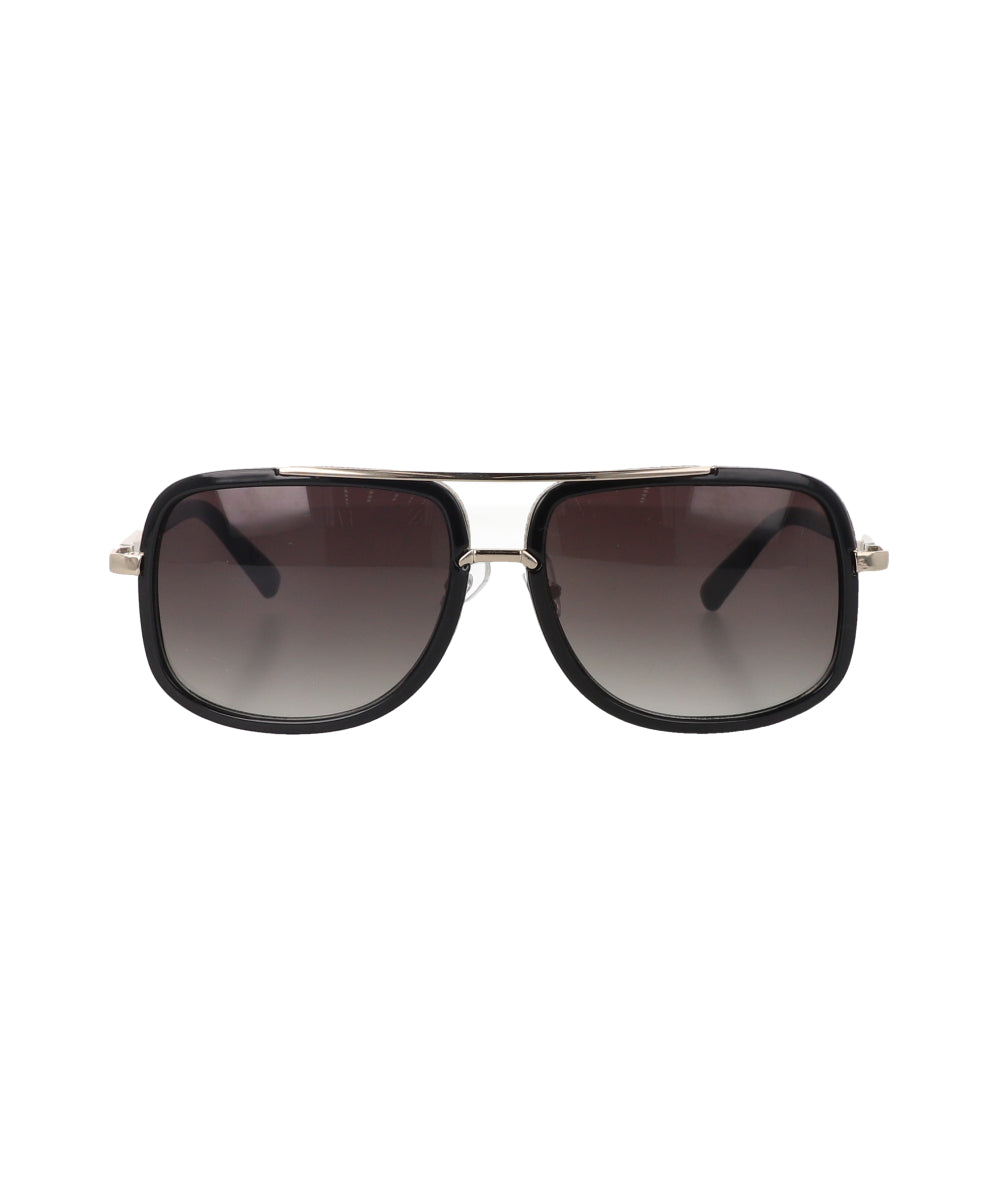 Bumpy retro aviator lenses BLACK