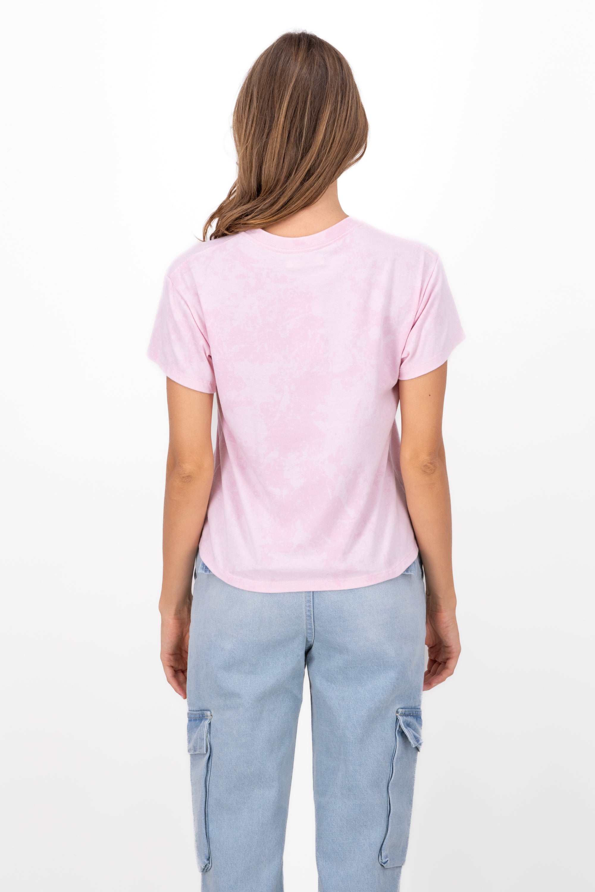 Acid Wash Osito Brooklyn shirt Pastel pink