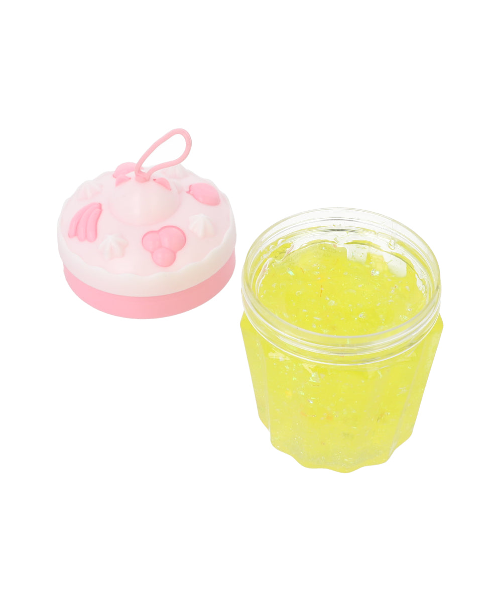 Slime Cupcake cover YELLOW