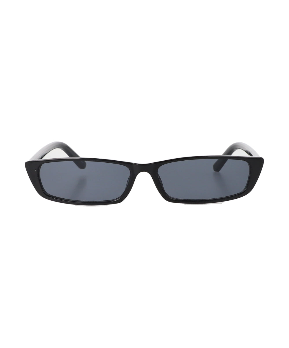 90s elongated rectangle lenses BLACK