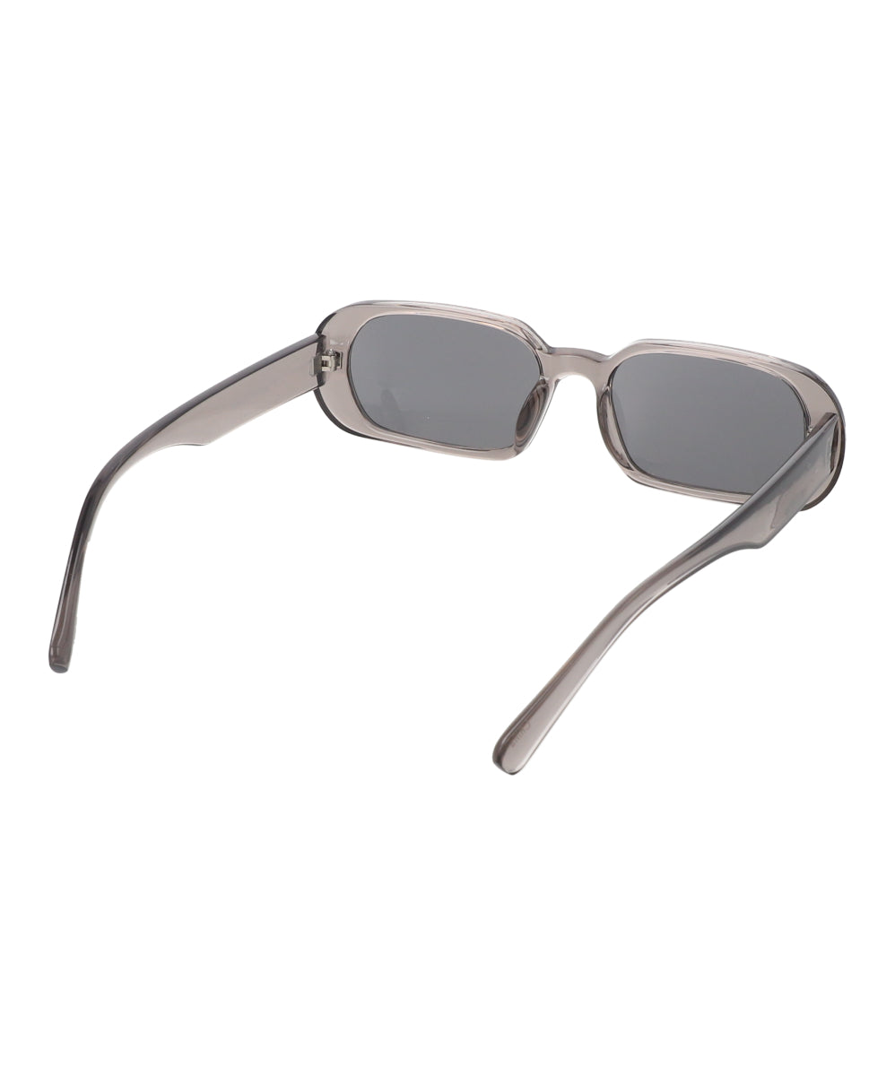 Transparent oval rectangle lenses GREY