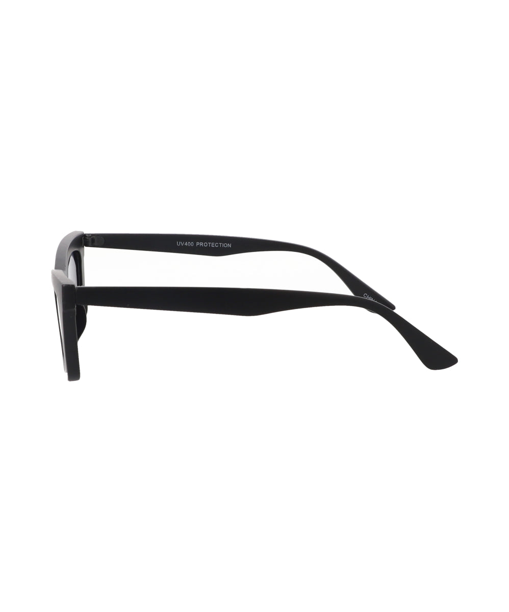 Rectangle cateye lenses BLACK