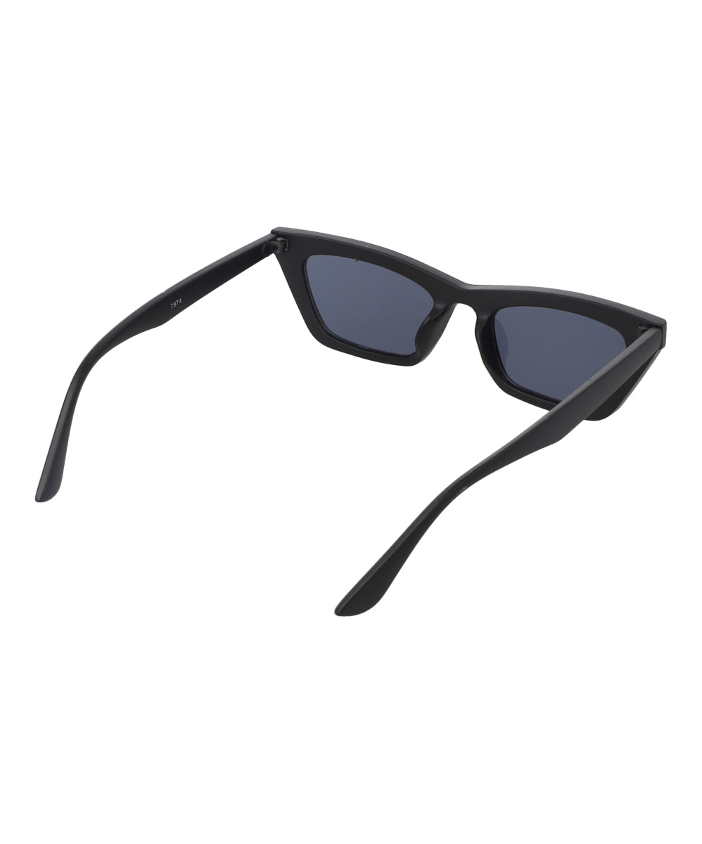 Rectangle cateye lenses BLACK