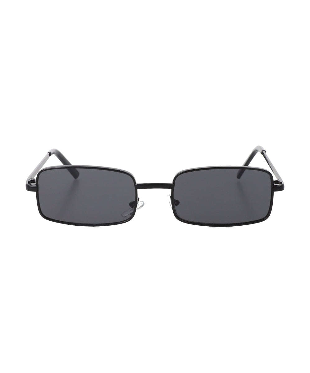 lentes rectangulo filo metal NEGRO