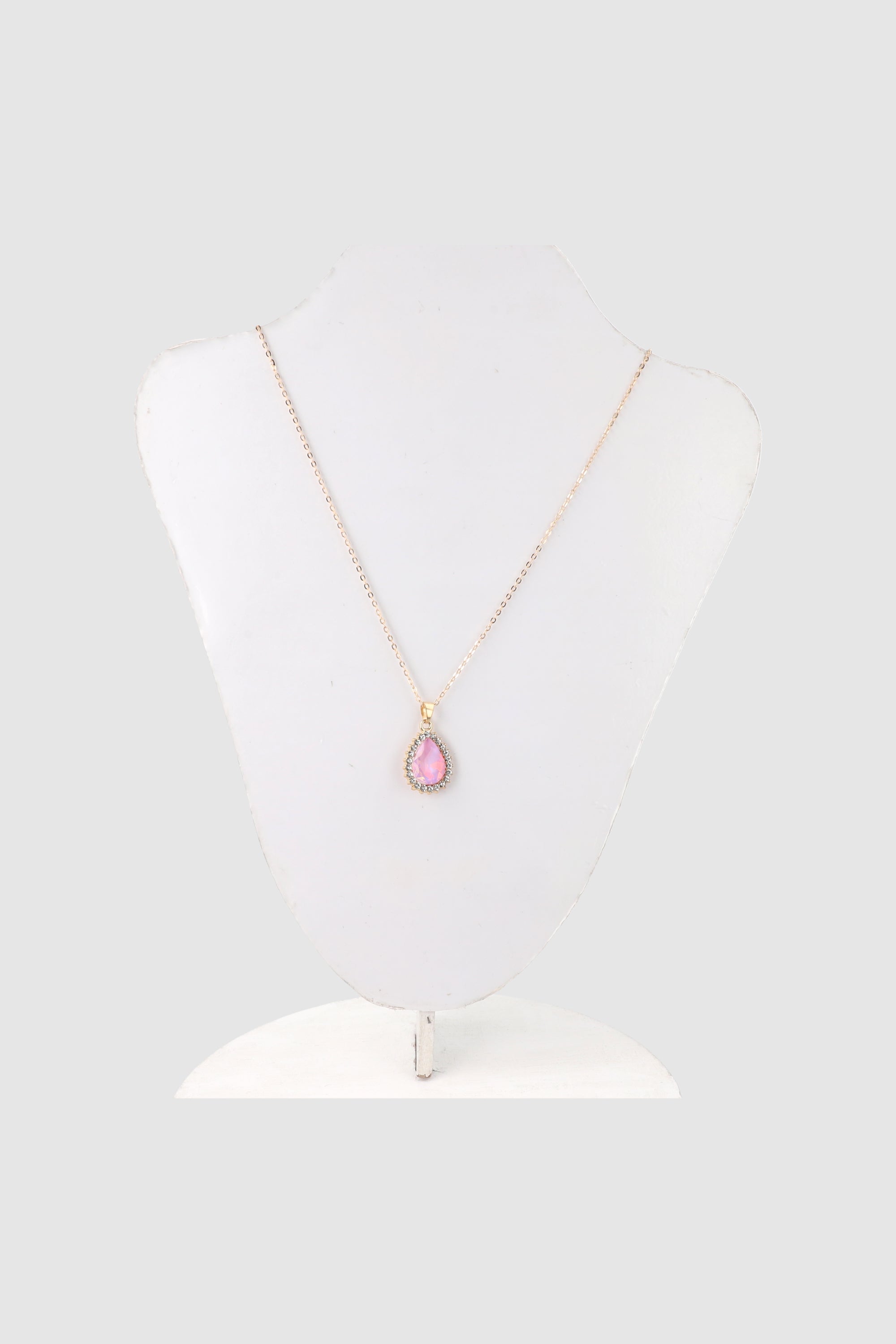 Collar Gota Cristal ROSA