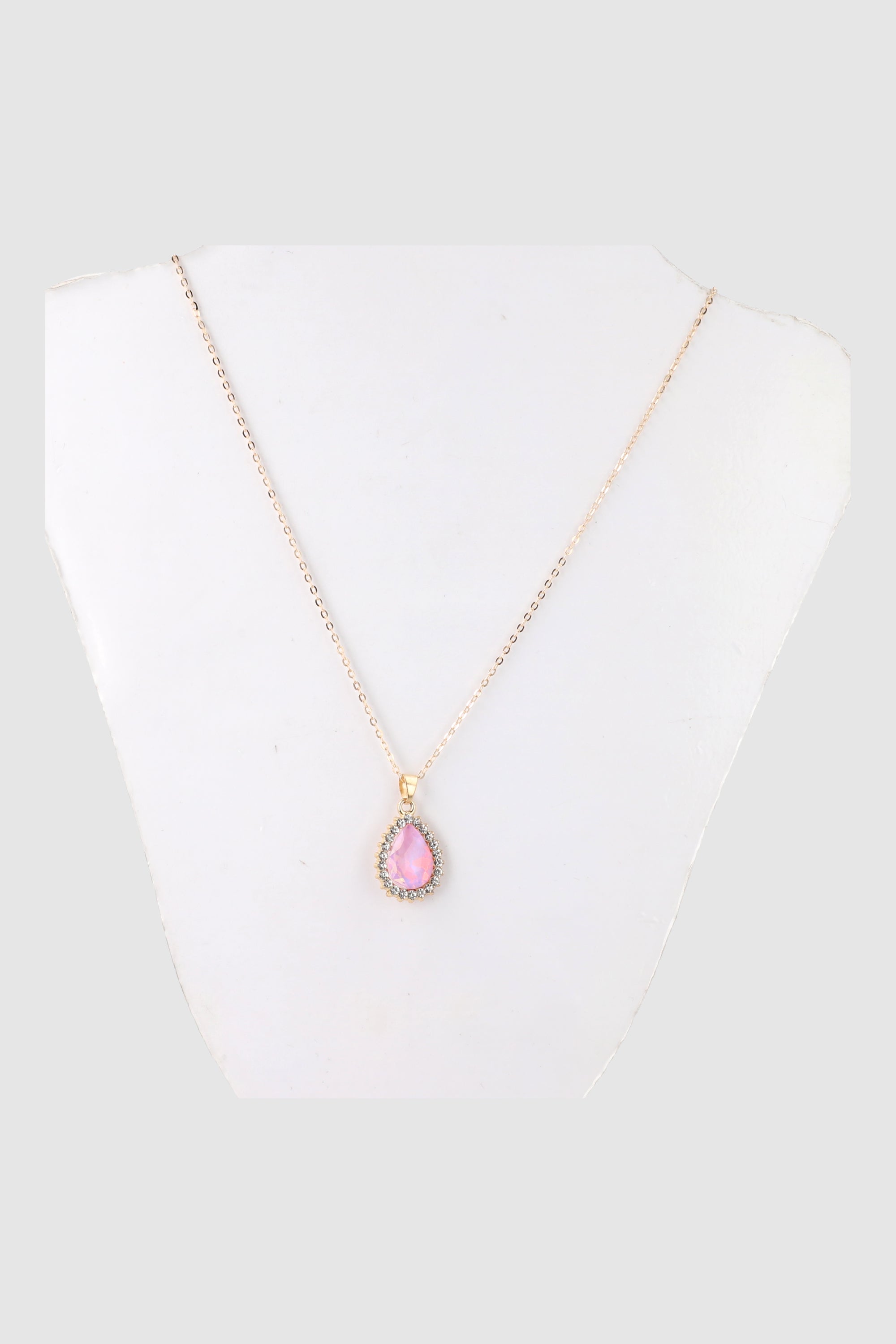 Collar Gota Cristal ROSA