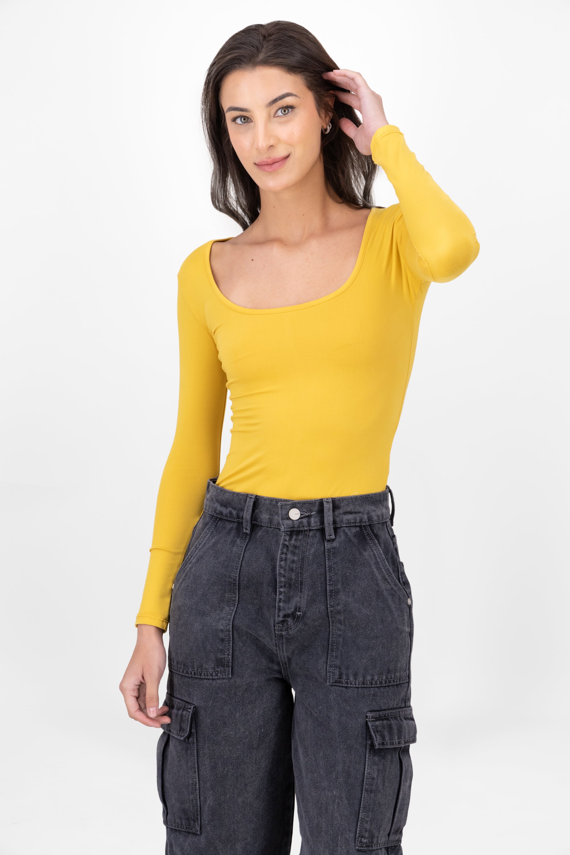 Bodysuit Smooth Scoop neck MANGO