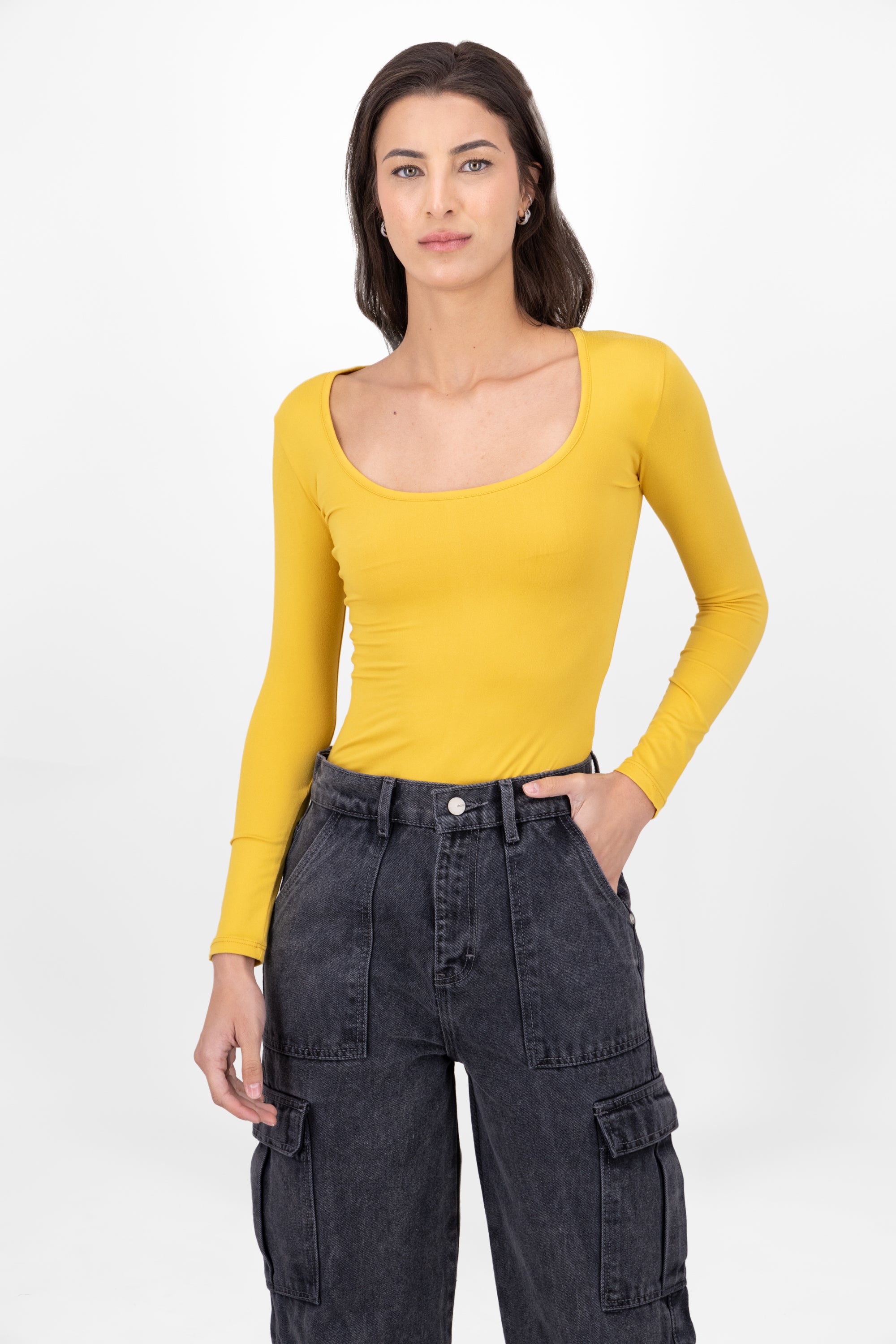 Bodysuit Smooth Scoop neck MANGO