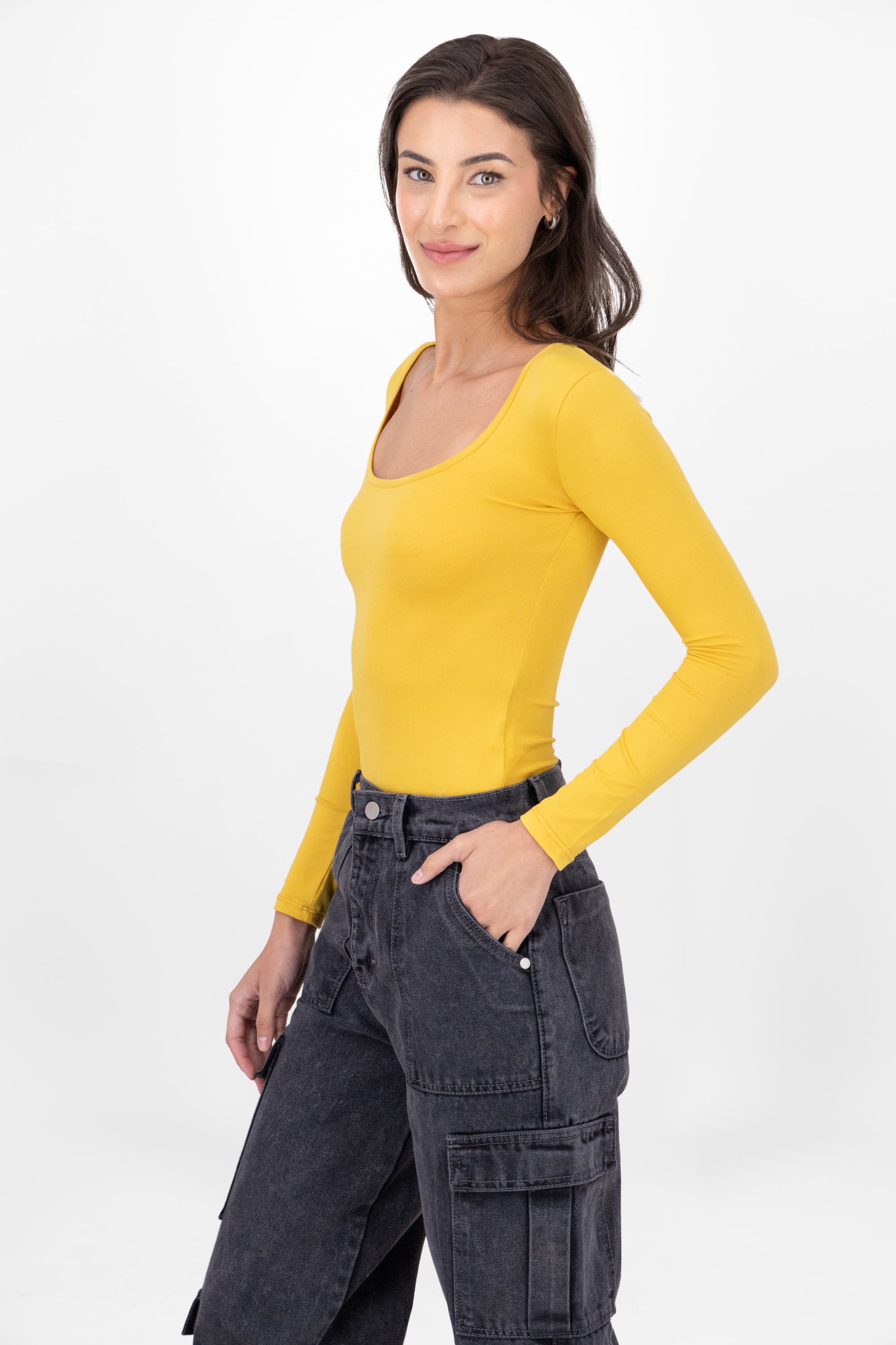 Bodysuit Smooth Scoop neck MANGO