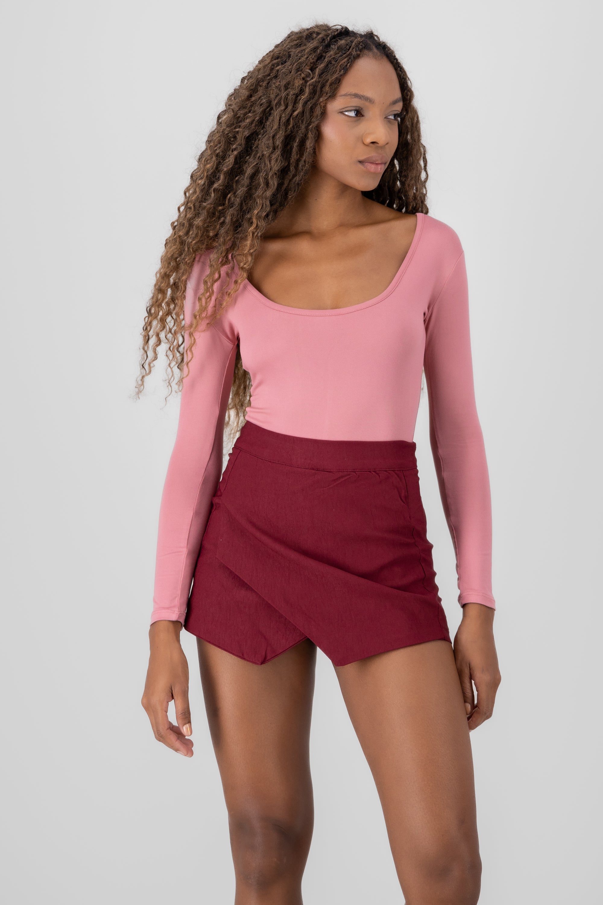 Bodysuit Smooth Scoop neck MALLOW