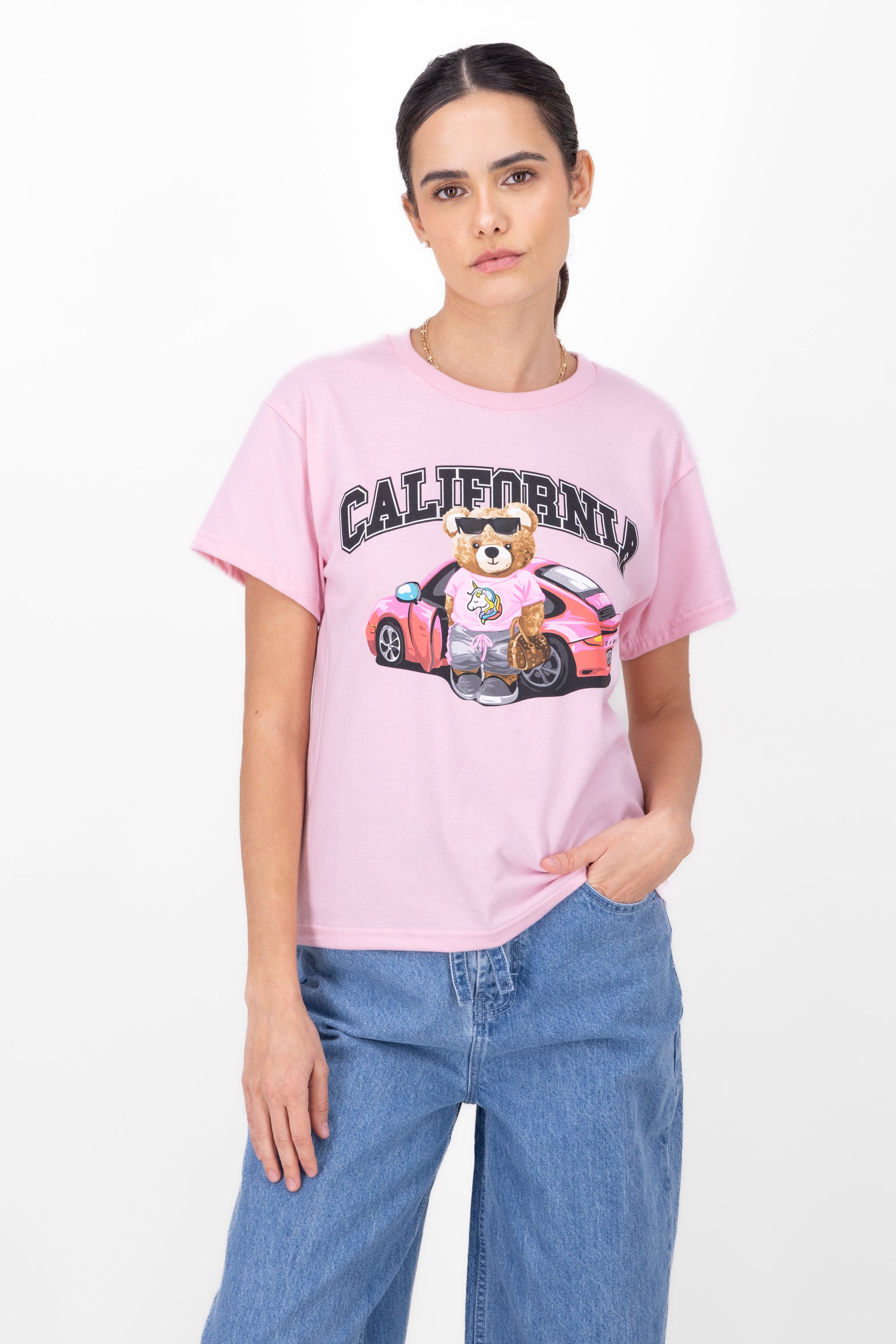 Osito California shirt Pastel pink